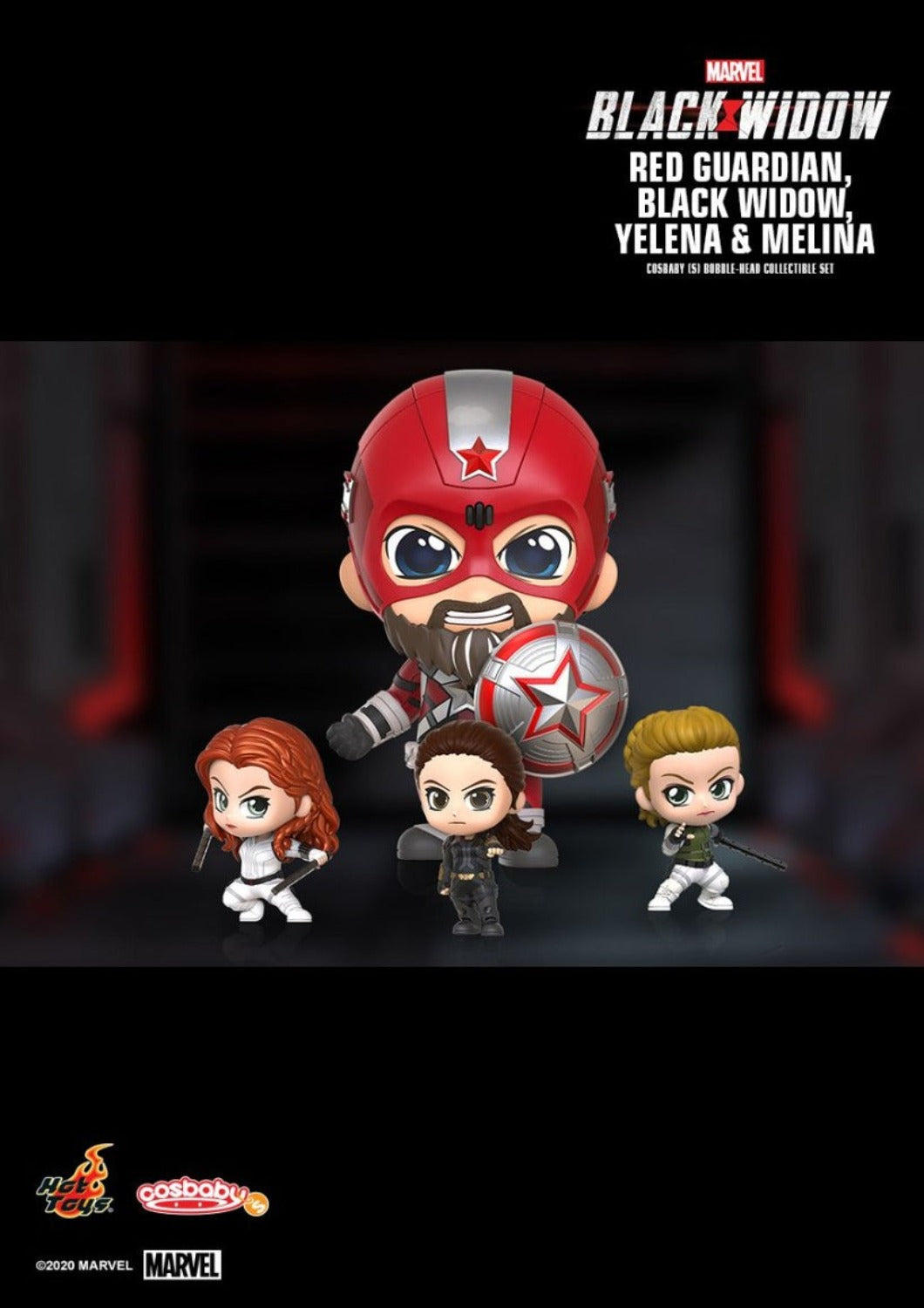 RED GUARDIAN, BLACK WIDOW, YELENA AND MELINA