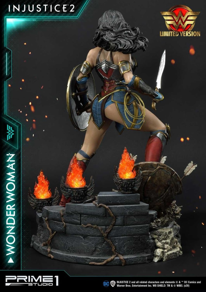 PRIME 1 STUDIO INJUSTICE 2 WONDER WOMAN LM VERSION 1/4 PMDCIJ-06LM - Anotoys Collectibles