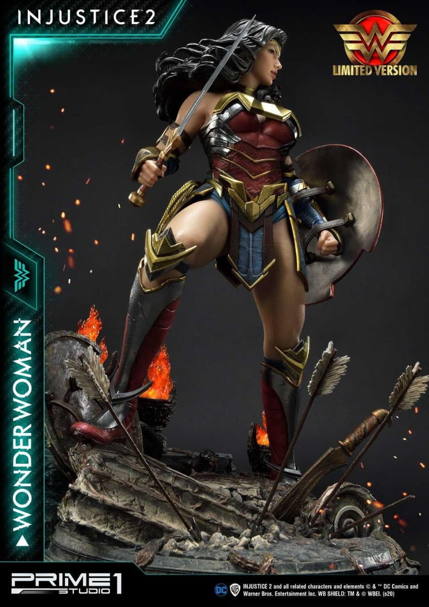 PRIME 1 STUDIO INJUSTICE 2 WONDER WOMAN LM VERSION 1/4 PMDCIJ-06LM - Anotoys Collectibles