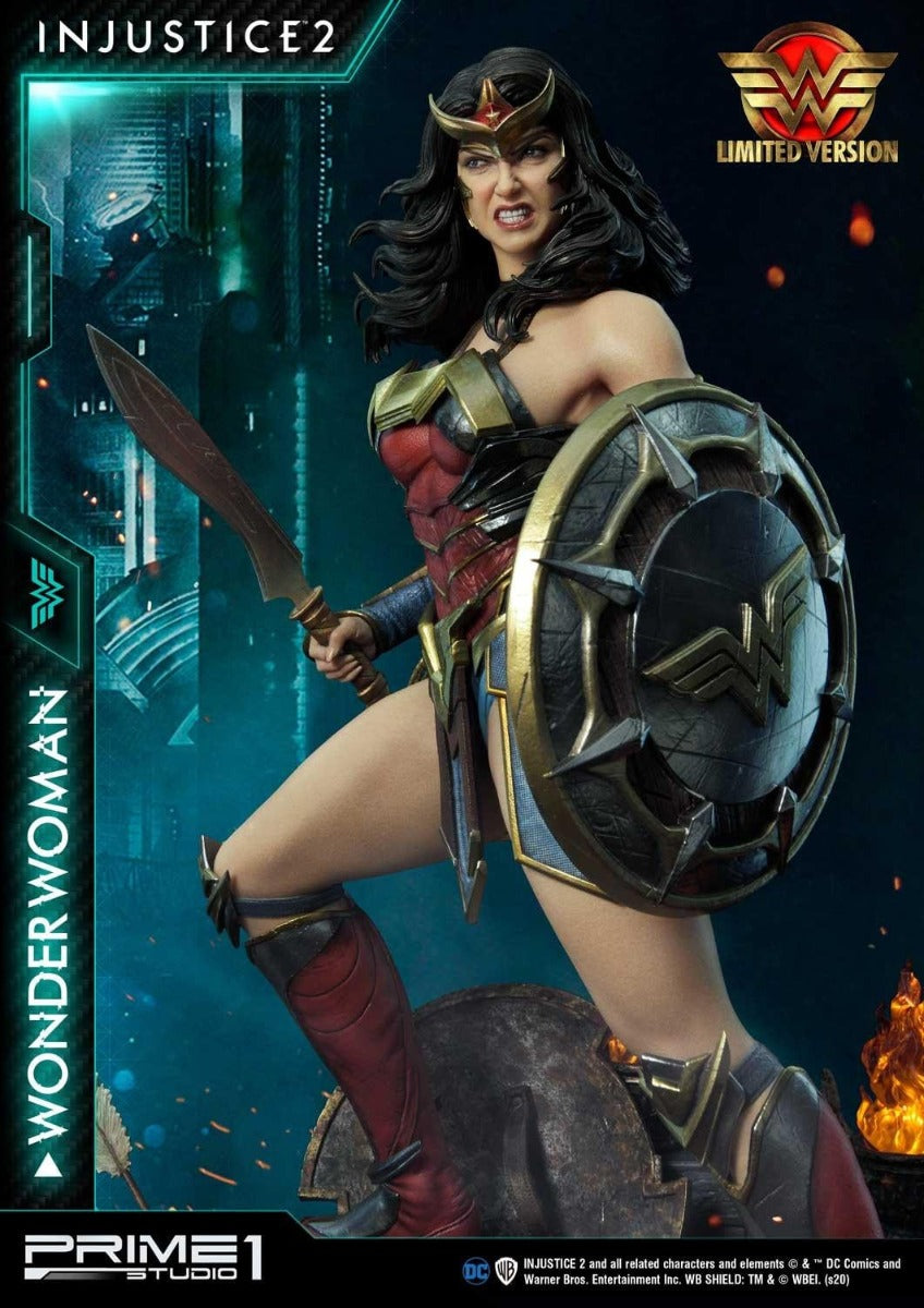 PRIME 1 STUDIO INJUSTICE 2 WONDER WOMAN LM VERSION 1/4 PMDCIJ-06LM - Anotoys Collectibles