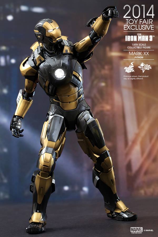 HOT TOYS MARVEL IRON MAN 3: MARK XX (20) PYTHON - MMS248 - Anotoys Collectibles