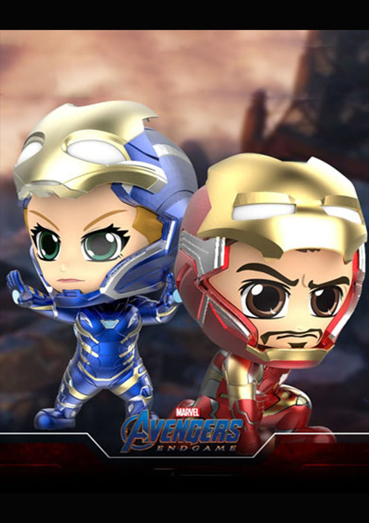 COSBABY IRON MAN RESCUE (UNMASKED VERSION) BOBBLE-HEAD COLLECTIBLE SET - COSB667 - Anotoys Collectibles