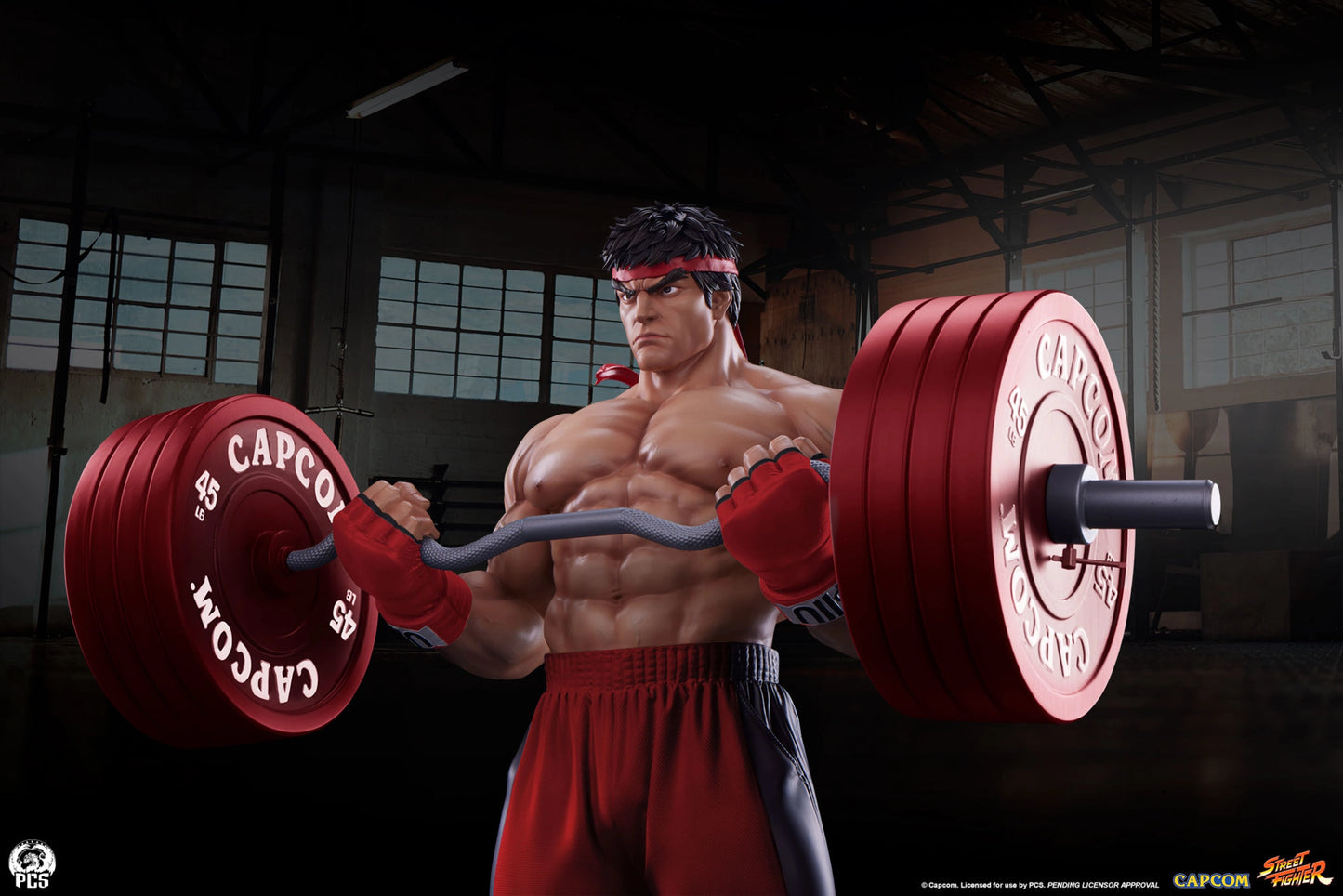 PCS STREET FIGHTER - RYU: POWERLIFTING 1:4 PREMIER SERIES STATUE