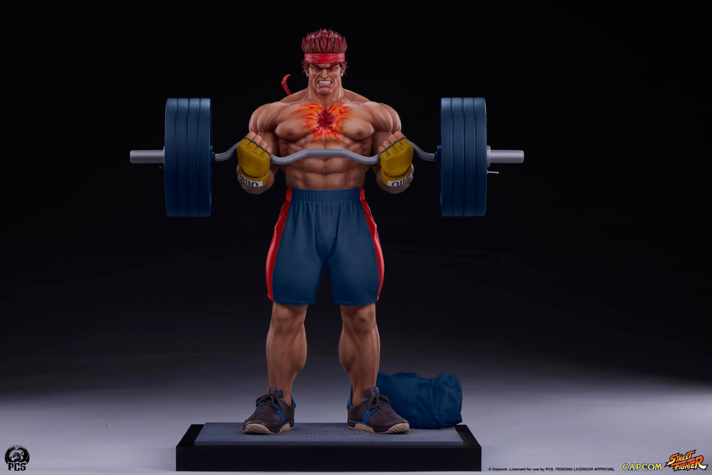 PCS STREET FIGHTER - EVIL RYU: POWERLIFTING 1:4 PREMIER SERIES STATUE