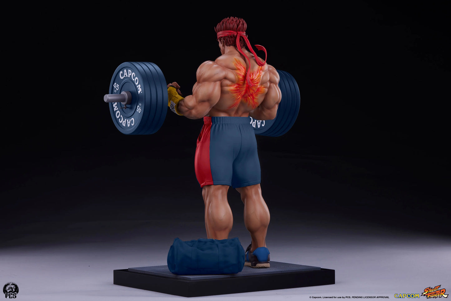 PCS STREET FIGHTER - EVIL RYU: POWERLIFTING 1:4 PREMIER SERIES STATUE