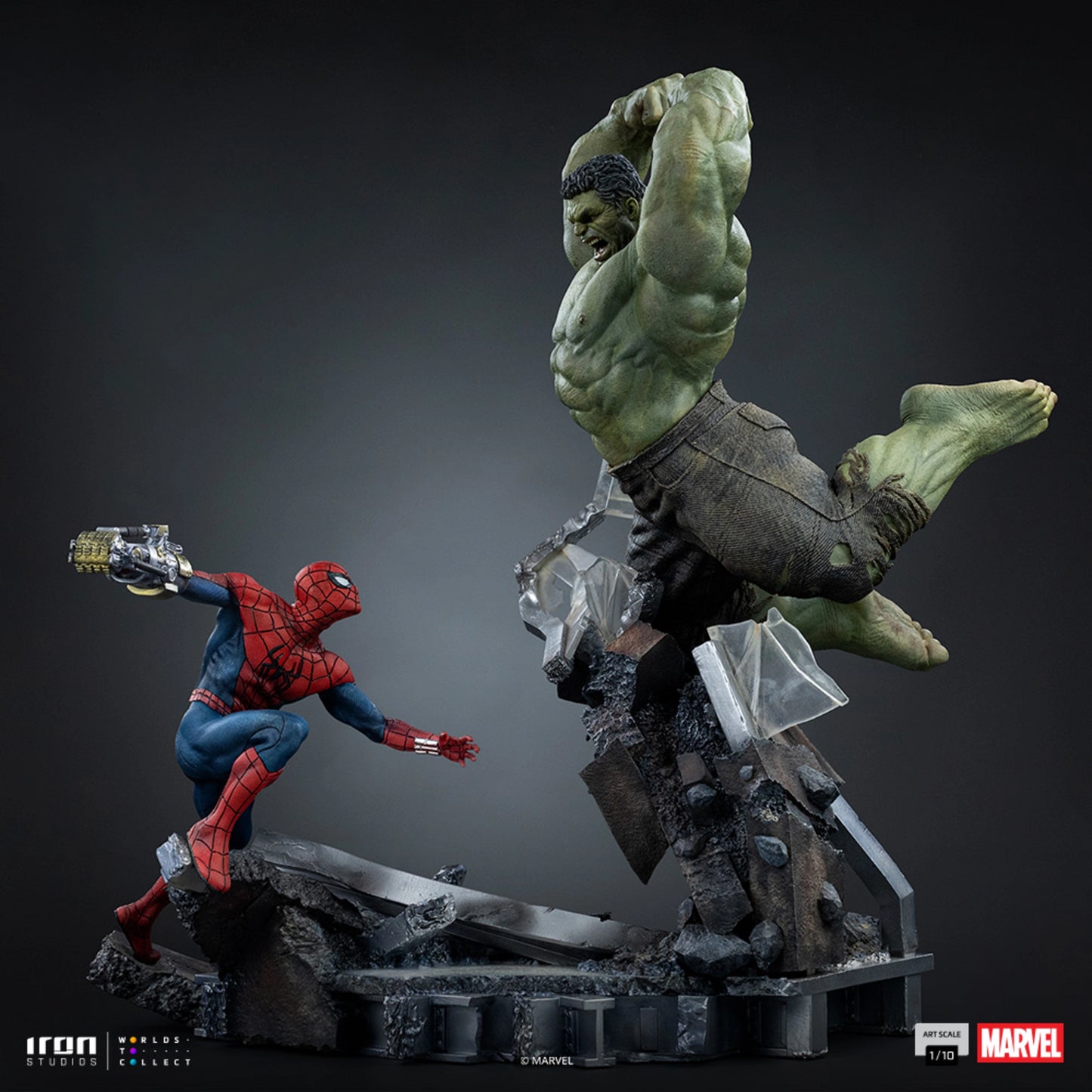 IRON STUDIOS SPIDER-MAN VS HULK - SPIDER-MAN BRAND NEW DAY - ART SCALE 1/10 - MARCAS143426-10(PRE-ORDER)