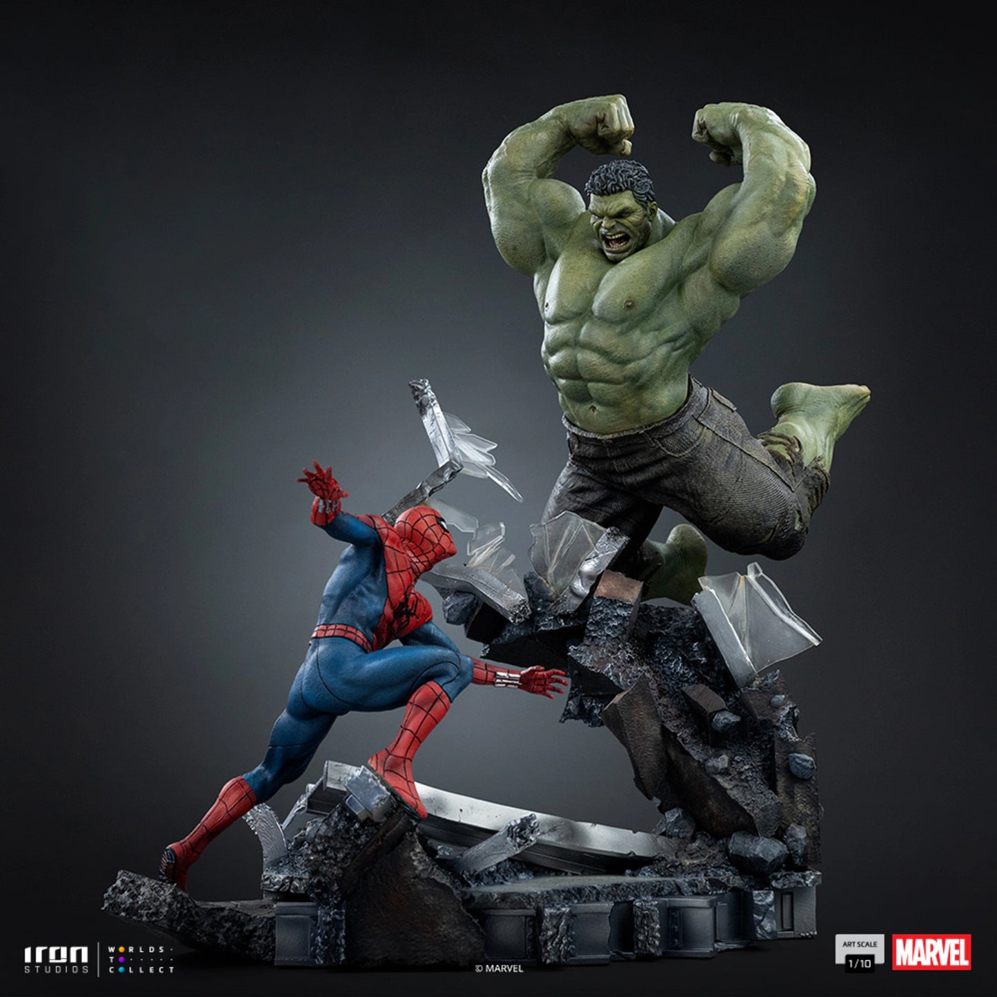 IRON STUDIOS SPIDER-MAN VS HULK - SPIDER-MAN BRAND NEW DAY - ART SCALE 1/10 - MARCAS143426-10(PRE-ORDER)