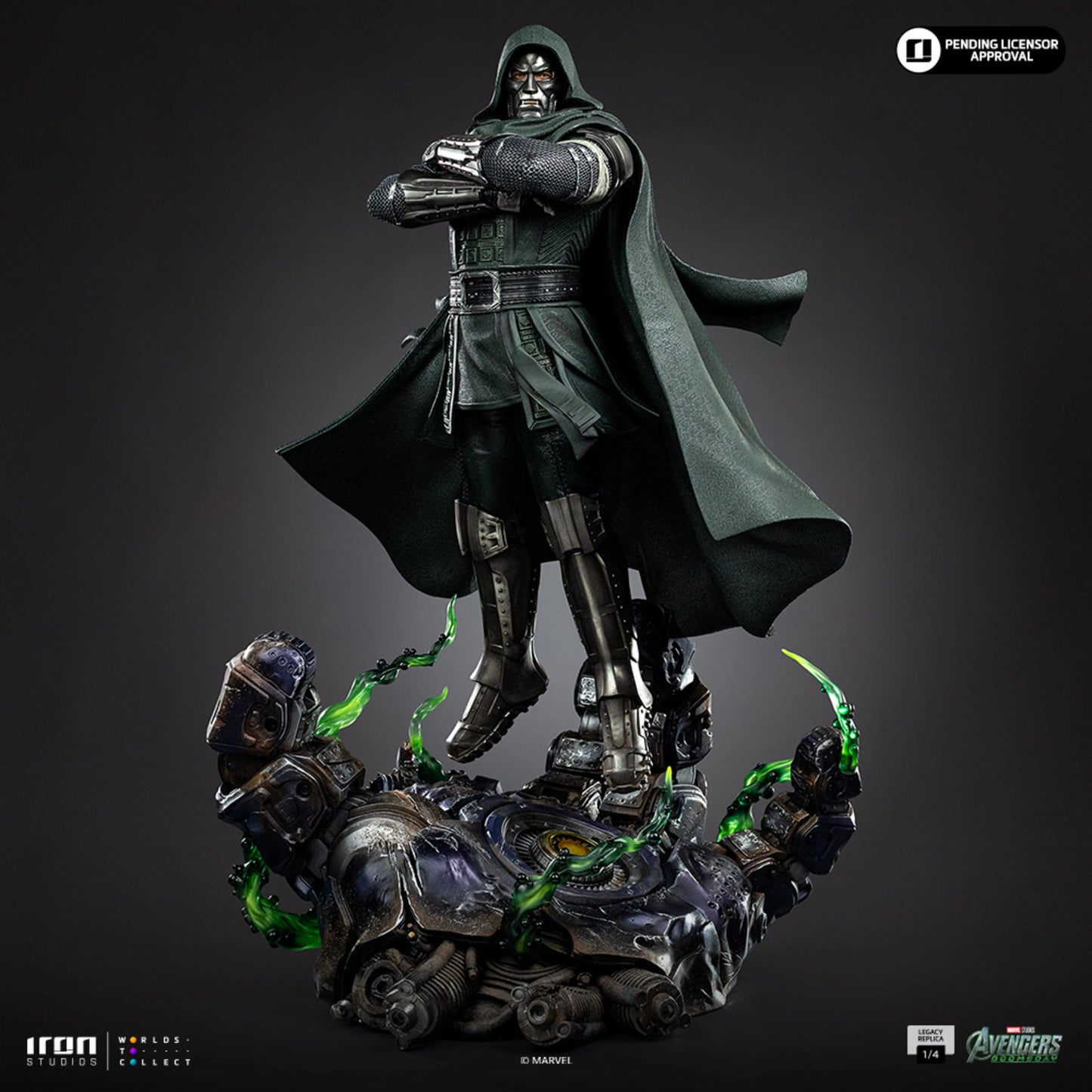 IRON STUDIOS DOCTOR DOOM - AVENGERS DOOMSDAY - LEGACY REPLICA 1/4 - MARCAS143226-14(PRE-ORDER)