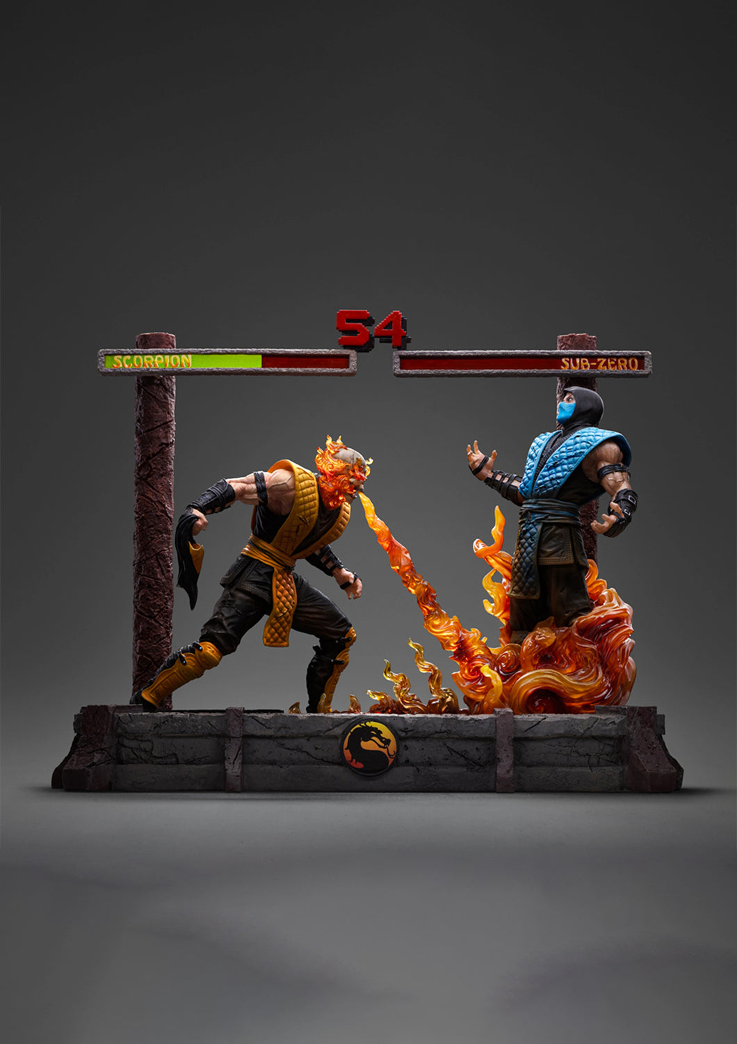 IRON STUDIOS  SCORPION FATALITY DELUXE ART SCALE 1/10