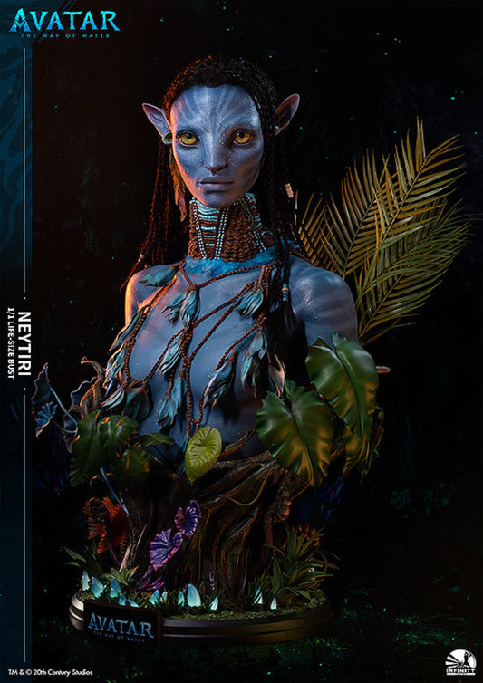 INFINITY STUDIO AVATAR 'THE WAY OF WATER' NEYTIRI LIFE-SIZE BUST (PREMIUM) (PRE-ORDER) - Anotoys Collectibles