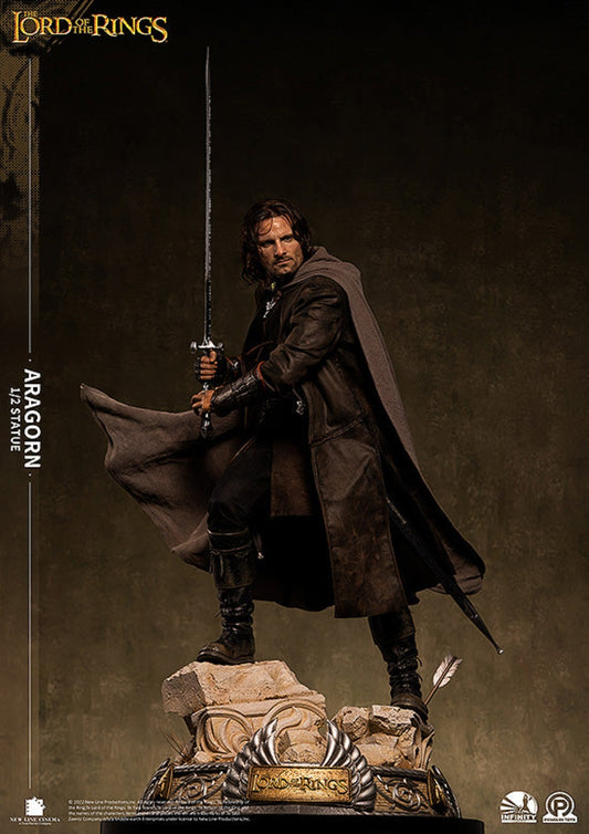 INFINITY STUDIOS X PENGUIN TOYS “LORD OF THE RINGS” - ARAGORN 1/2 SCALE STATUE (PRE-ORDER) - Anotoys Collectibles