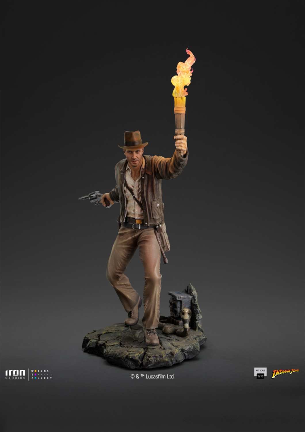 IRON STUDIOS INDIANA JONES ART SCALE 1/10 - Anotoys Collectibles