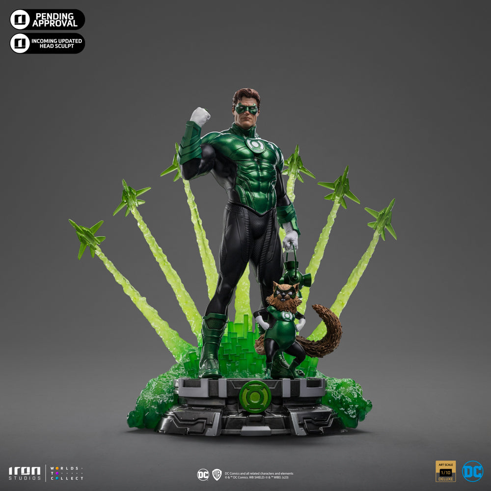 IRON STUDIOS GREEN LANTERN UNLEASHED DC COMICS DELUXE ART SCALE 1/10 - Anotoys Collectibles