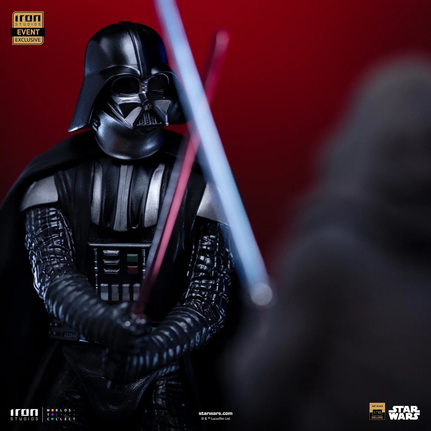 IRON STUDIOS - STAR WARS - DARTH VADER VS OBI-WAN KENOBI ART SCALE 1/10 - LUCSWR123325-10 - Anotoys Collectibles