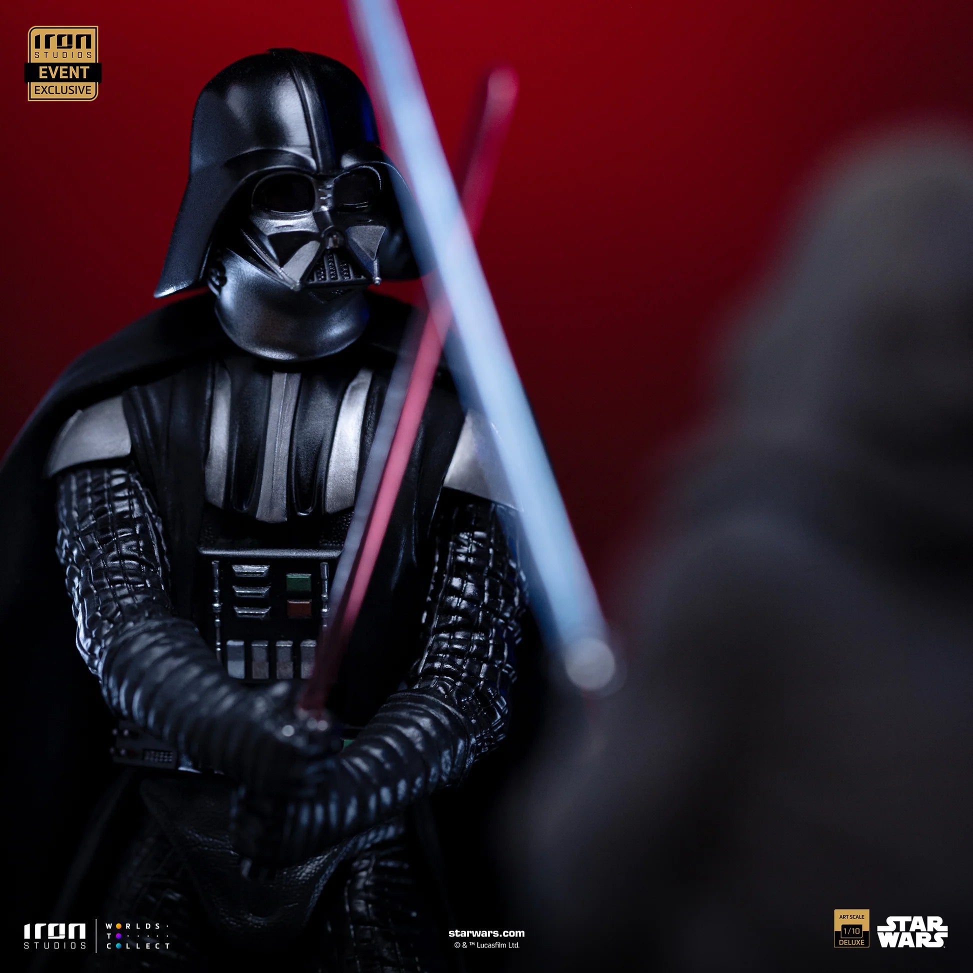 IRON STUDIOS - STAR WARS - DARTH VADER VS OBI-WAN KENOBI ART SCALE 1/10 - LUCSWR123325-10 - Anotoys Collectibles