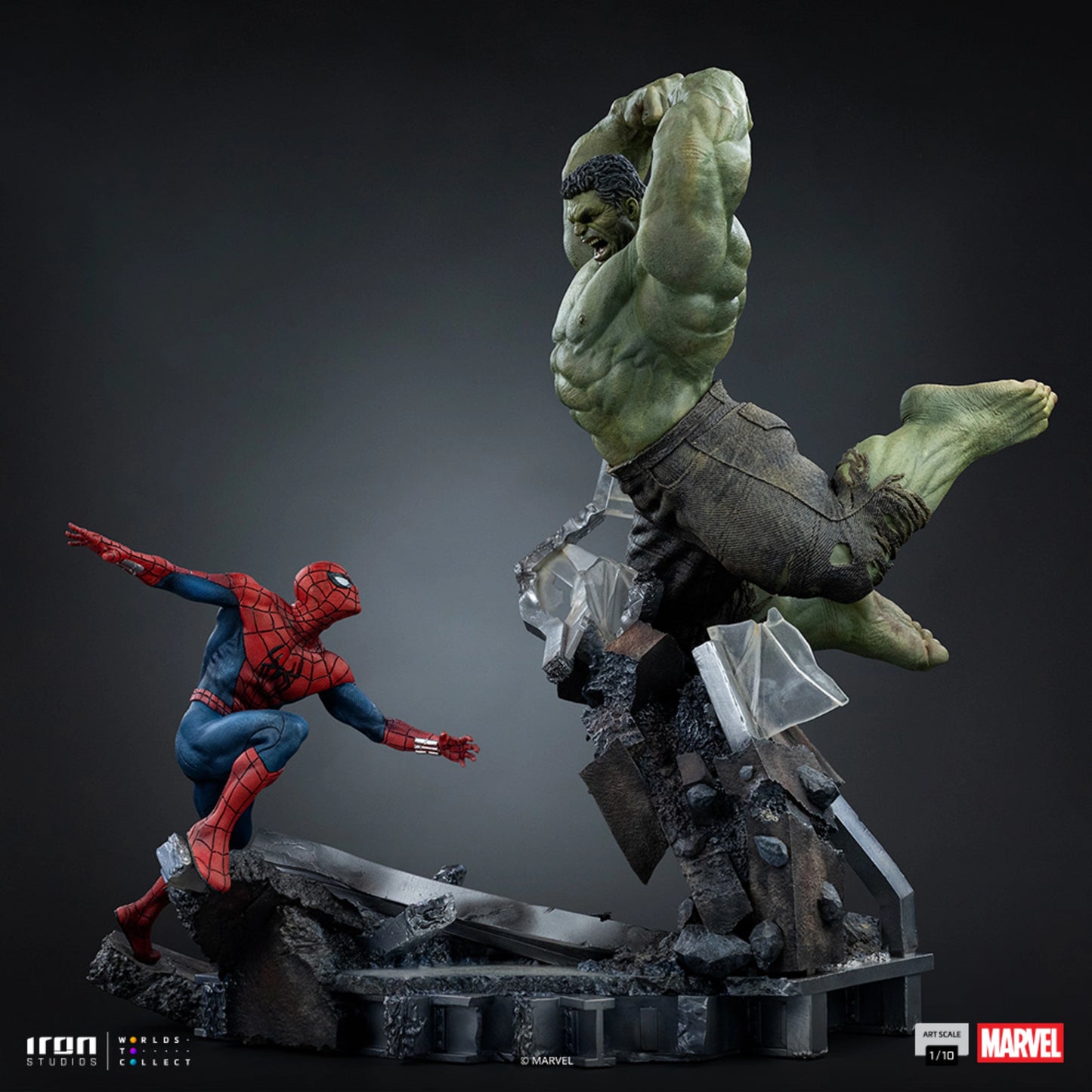 IRON STUDIOS SPIDER-MAN VS HULK - SPIDER-MAN BRAND NEW DAY - ART SCALE 1/10 - MARCAS143426-10(PRE-ORDER)