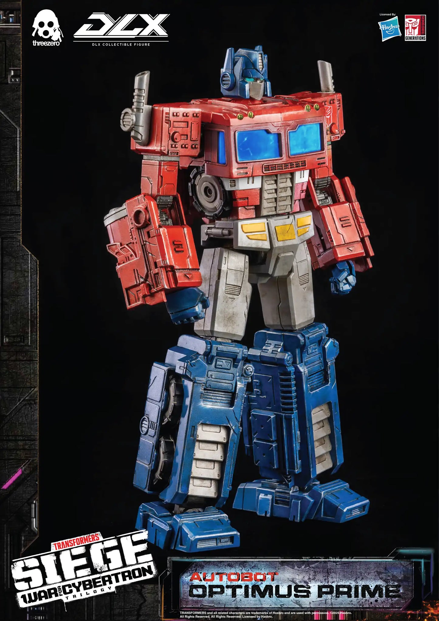 THREEZERO TRANSFORMERS: WAR FOR CYBERTRON TRILOGY - DLX OPTIMUS PRIME(PRE-ORDER)