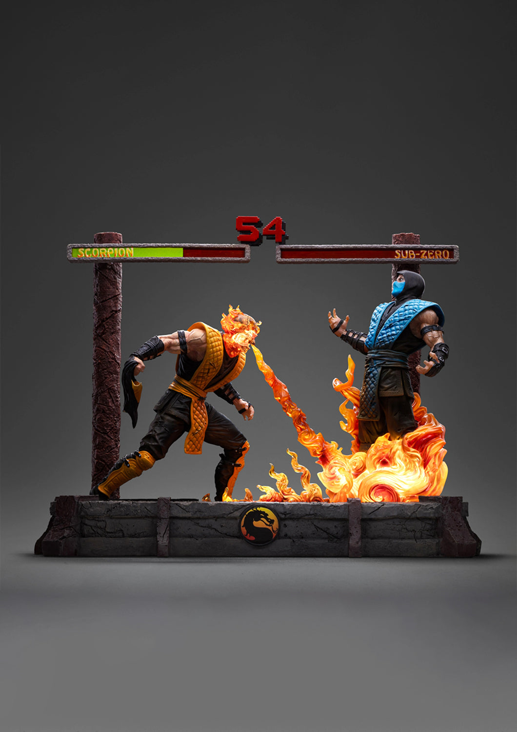 IRON STUDIOS  SCORPION FATALITY DELUXE ART SCALE 1/10