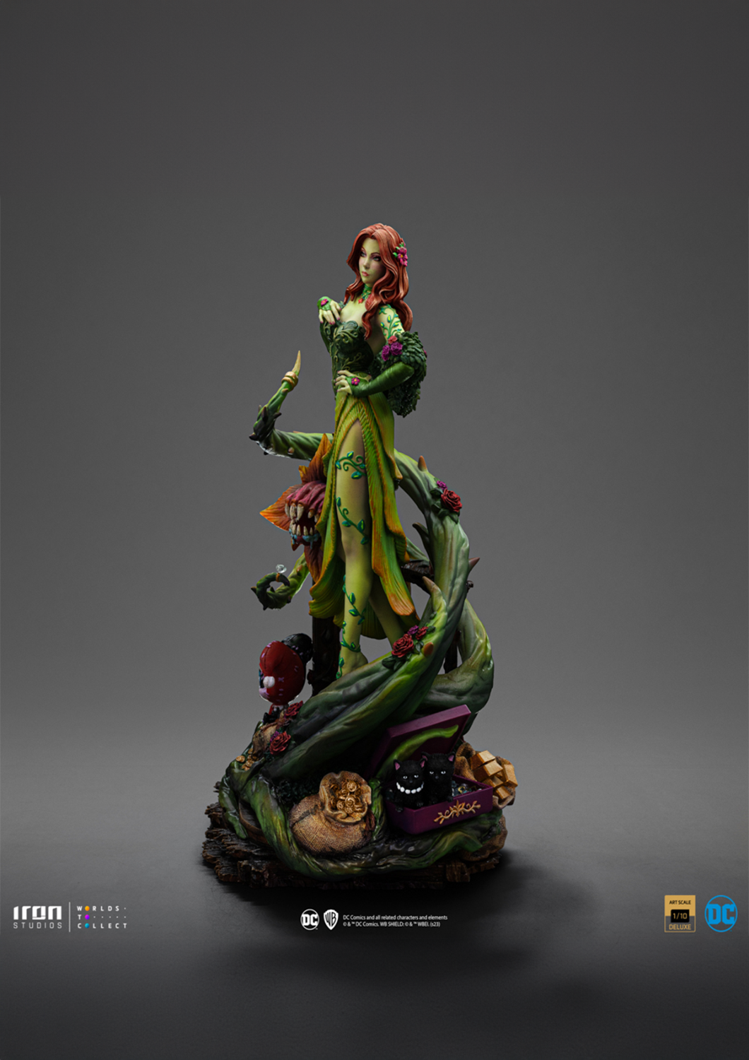 IRON STUDIOS POISON IVY (GOTHAM CITY SIRENS) DC COMICS DELUXE ART SCALE 1/10 - Anotoys Collectibles