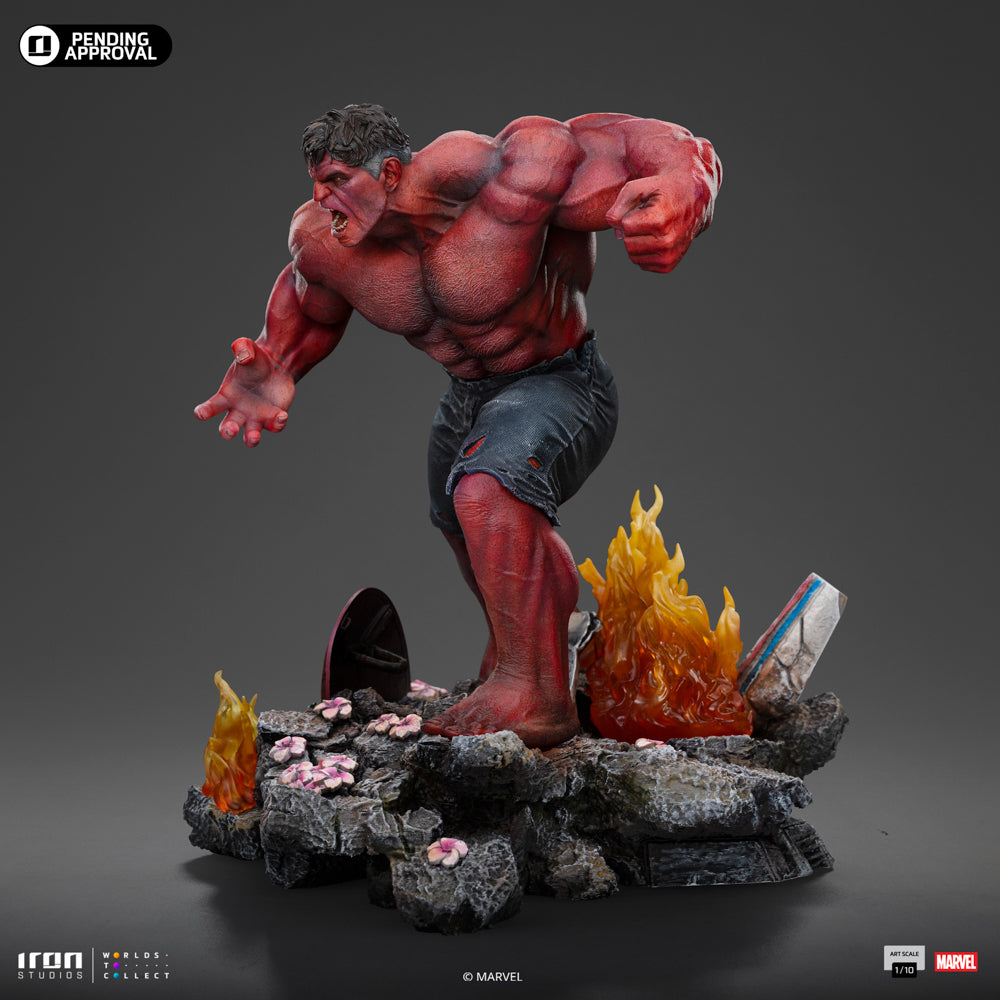 IRON STUDIOS RED HULK MARVEL ART SCALE 1/10(PRE-ORDER)