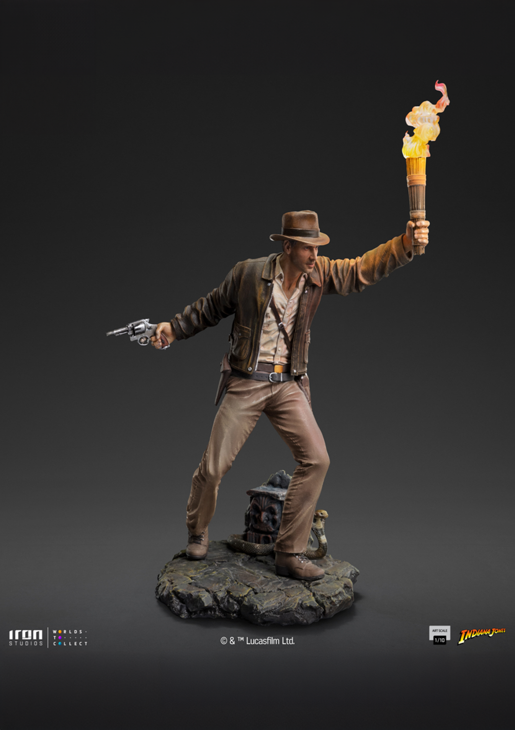 IRON STUDIOS INDIANA JONES ART SCALE 1/10 - Anotoys Collectibles