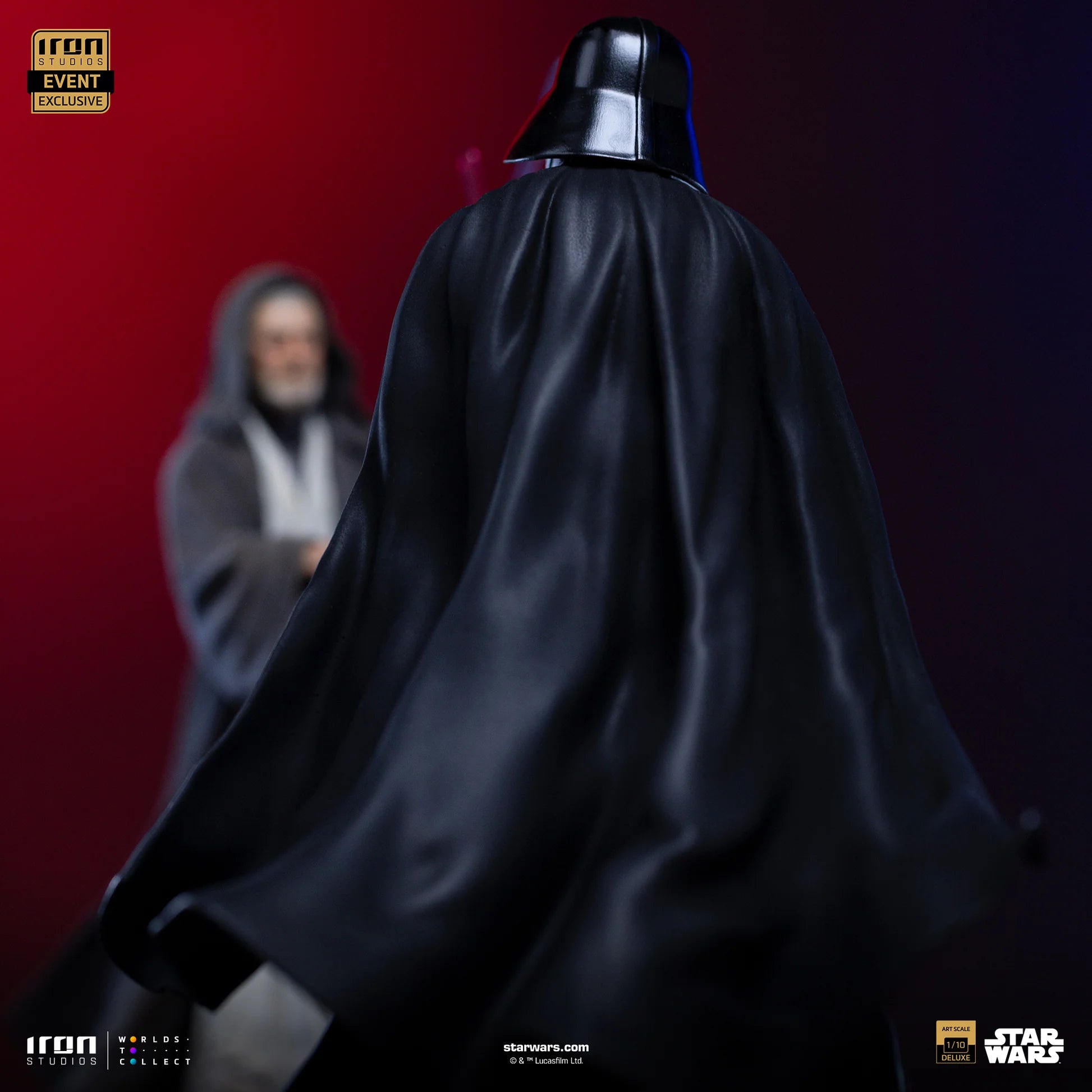 IRON STUDIOS - STAR WARS - DARTH VADER VS OBI-WAN KENOBI ART SCALE 1/10 - LUCSWR123325-10 - Anotoys Collectibles