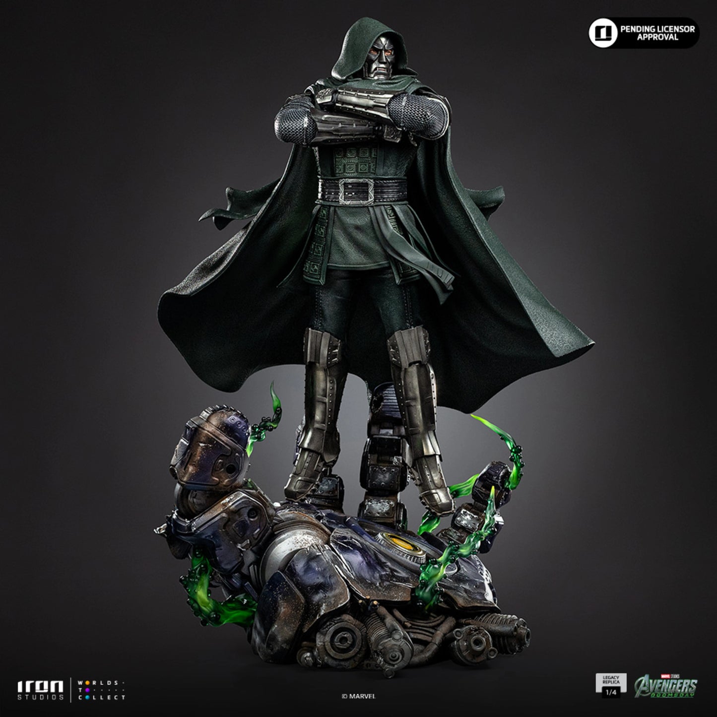 IRON STUDIOS DOCTOR DOOM - AVENGERS DOOMSDAY - LEGACY REPLICA 1/4 - MARCAS143226-14(PRE-ORDER)