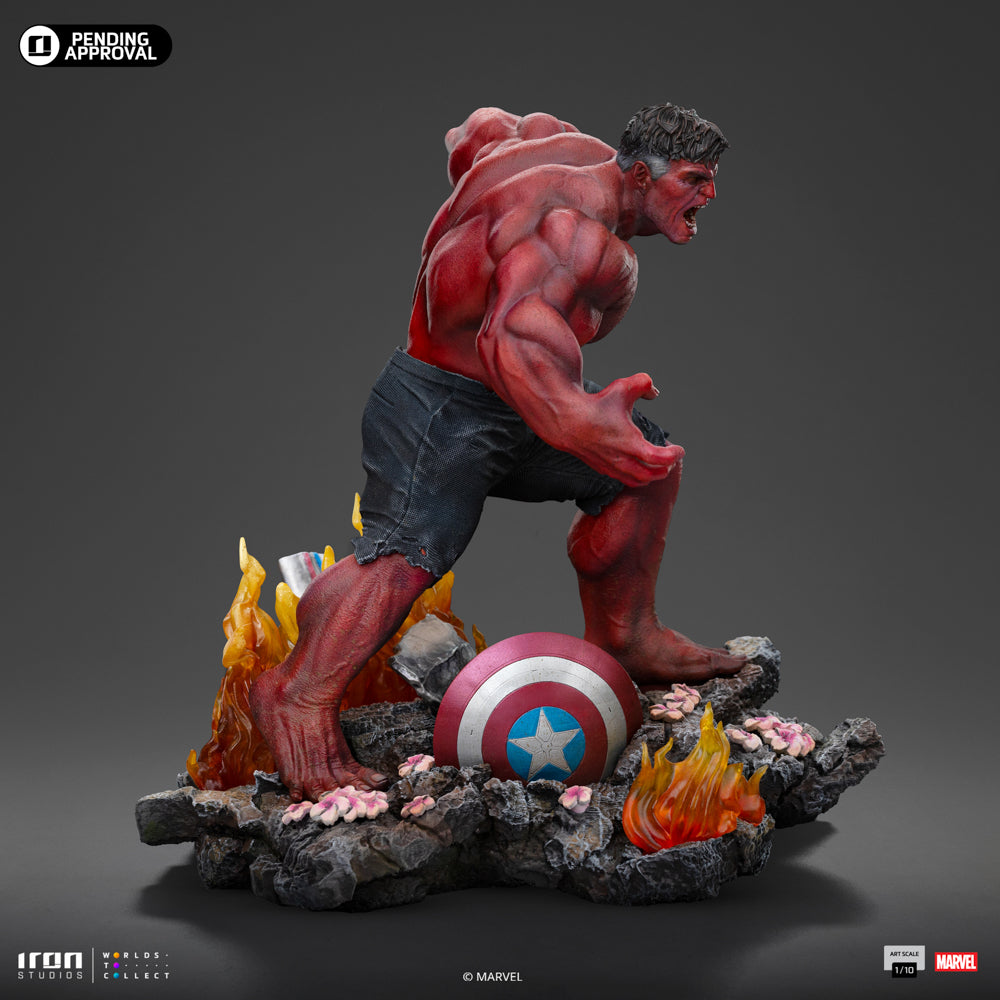 IRON STUDIOS RED HULK MARVEL ART SCALE 1/10(PRE-ORDER)