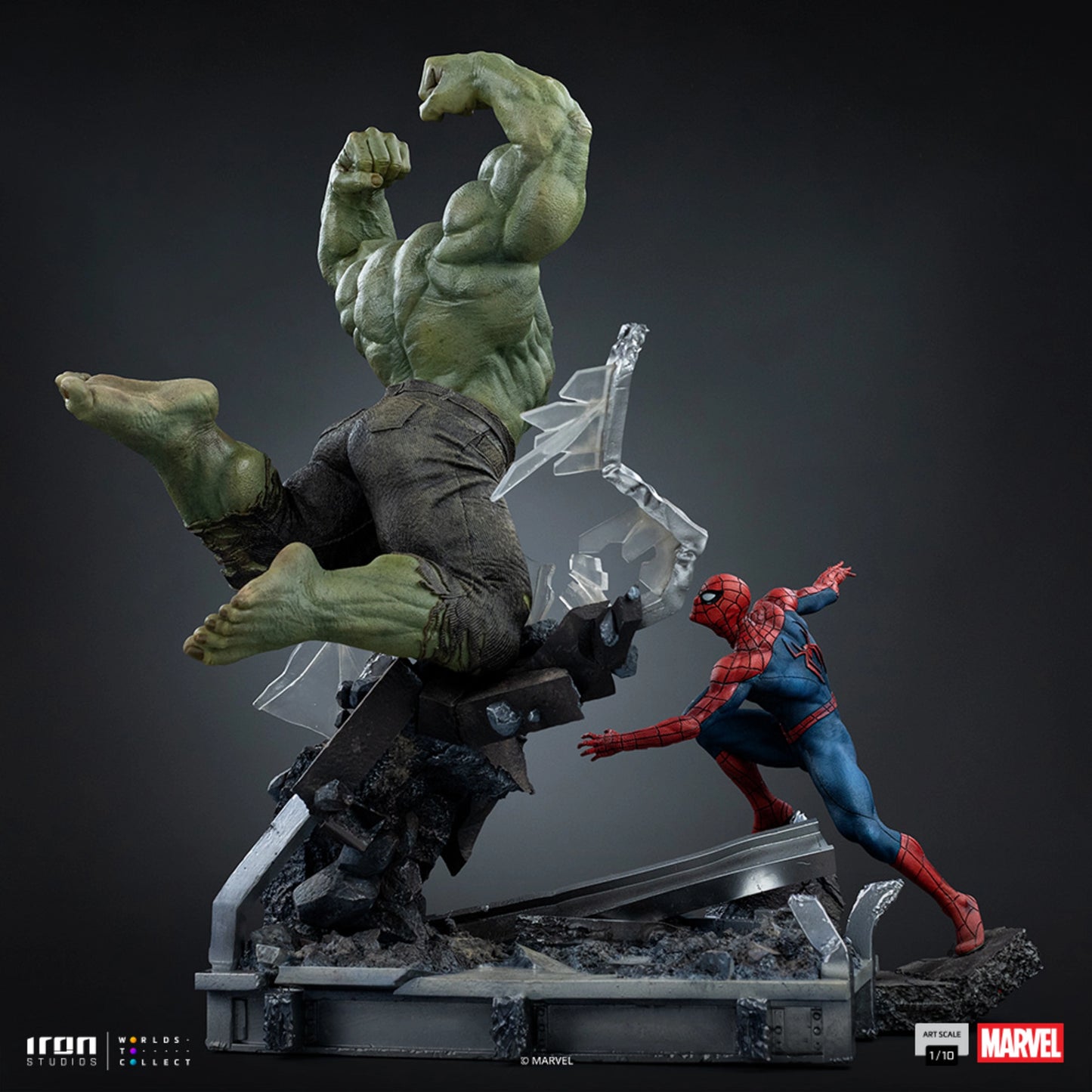 IRON STUDIOS SPIDER-MAN VS HULK - SPIDER-MAN BRAND NEW DAY - ART SCALE 1/10 - MARCAS143426-10(PRE-ORDER)