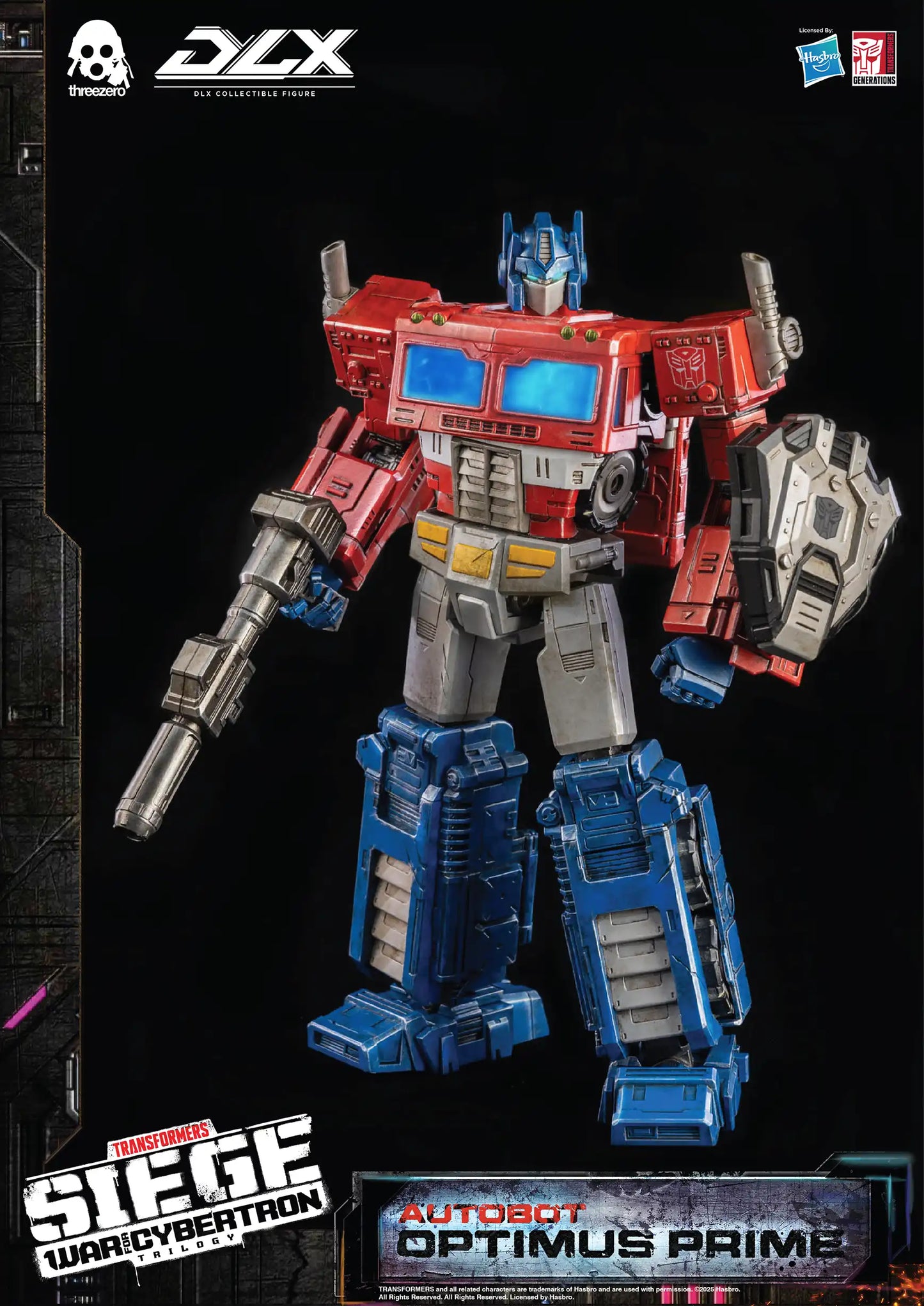 THREEZERO TRANSFORMERS: WAR FOR CYBERTRON TRILOGY - DLX OPTIMUS PRIME(PRE-ORDER)