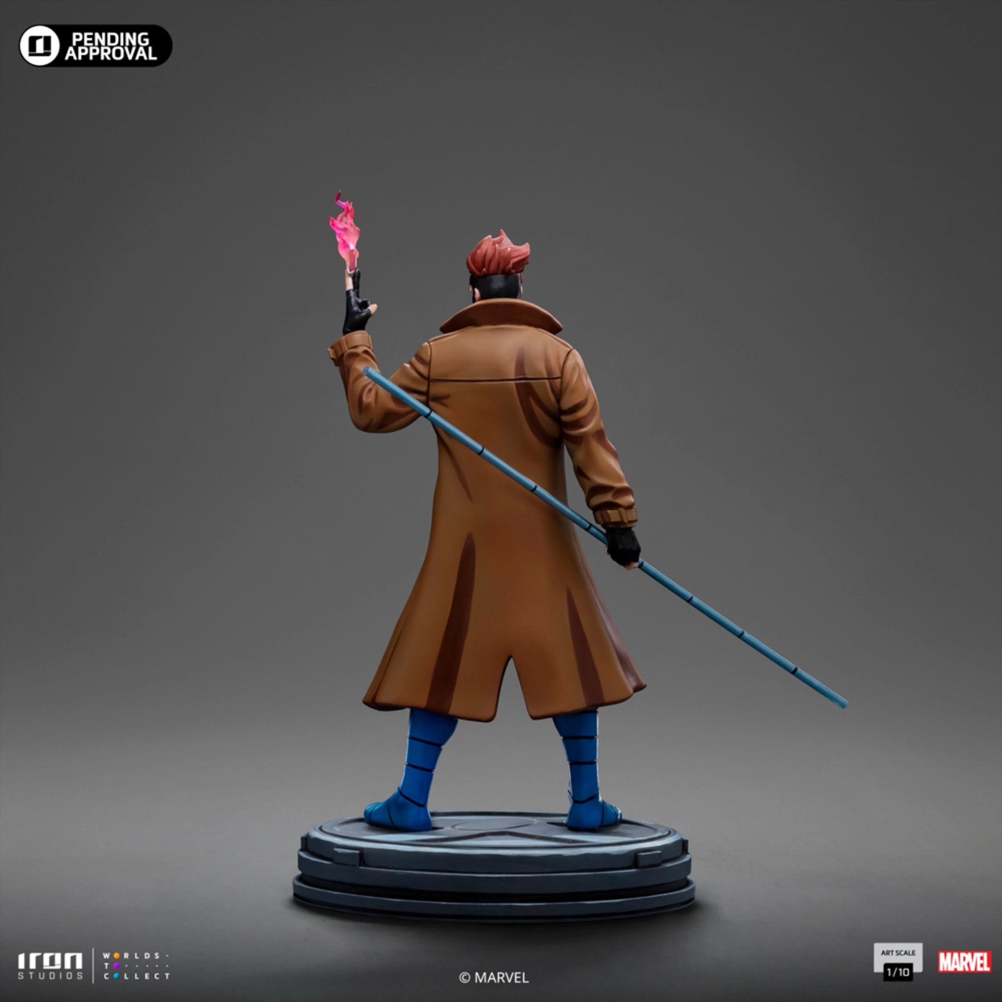 IRON STUDIOS GAMBIT X-MEN '97 MARVEL ART SCALE 1/10 - MARCAS99724-10 (PRE-ORDER) - Anotoys Collectibles