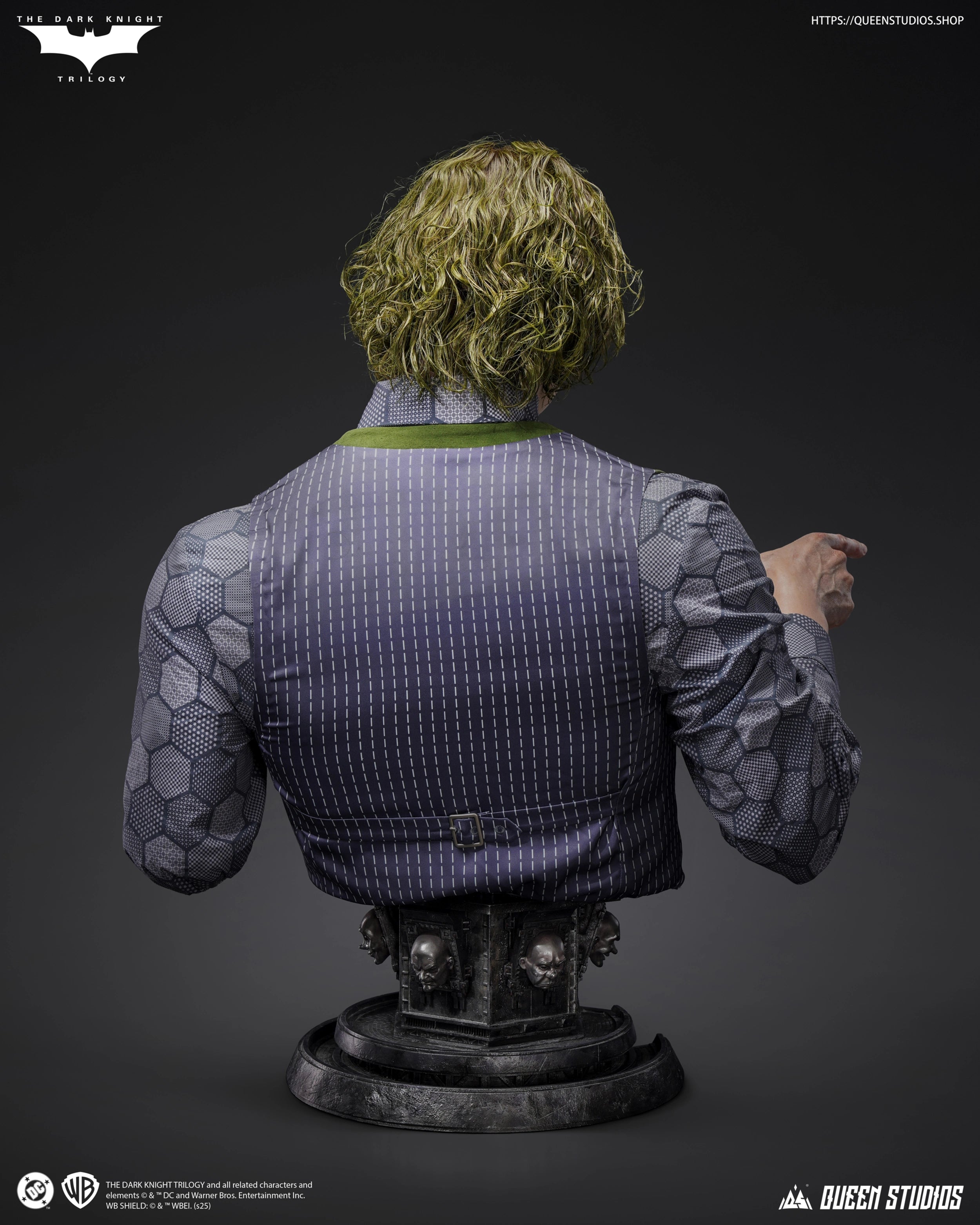 QUEEN STUDIOS THE JOKER (TDK) LIFE-SIZE BUST - QS-098(PRE