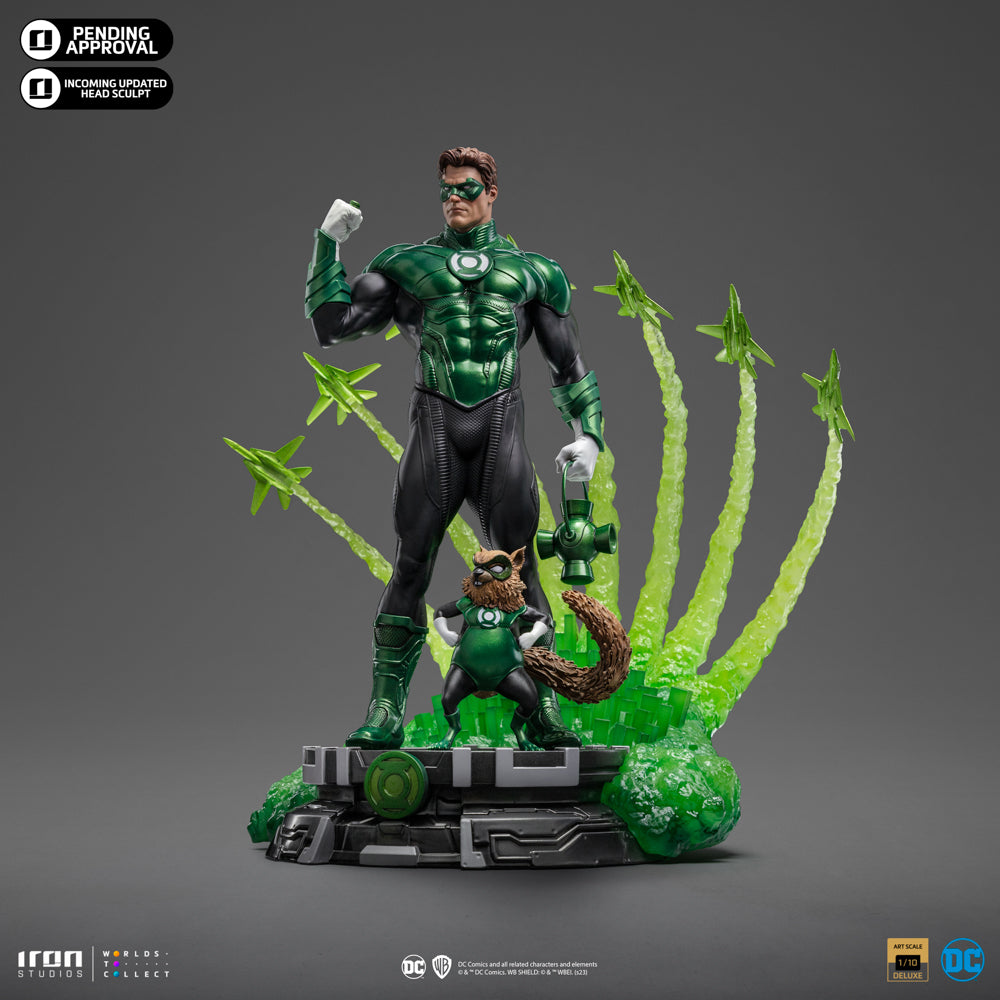 IRON STUDIOS GREEN LANTERN UNLEASHED DC COMICS DELUXE ART SCALE 1/10 - Anotoys Collectibles