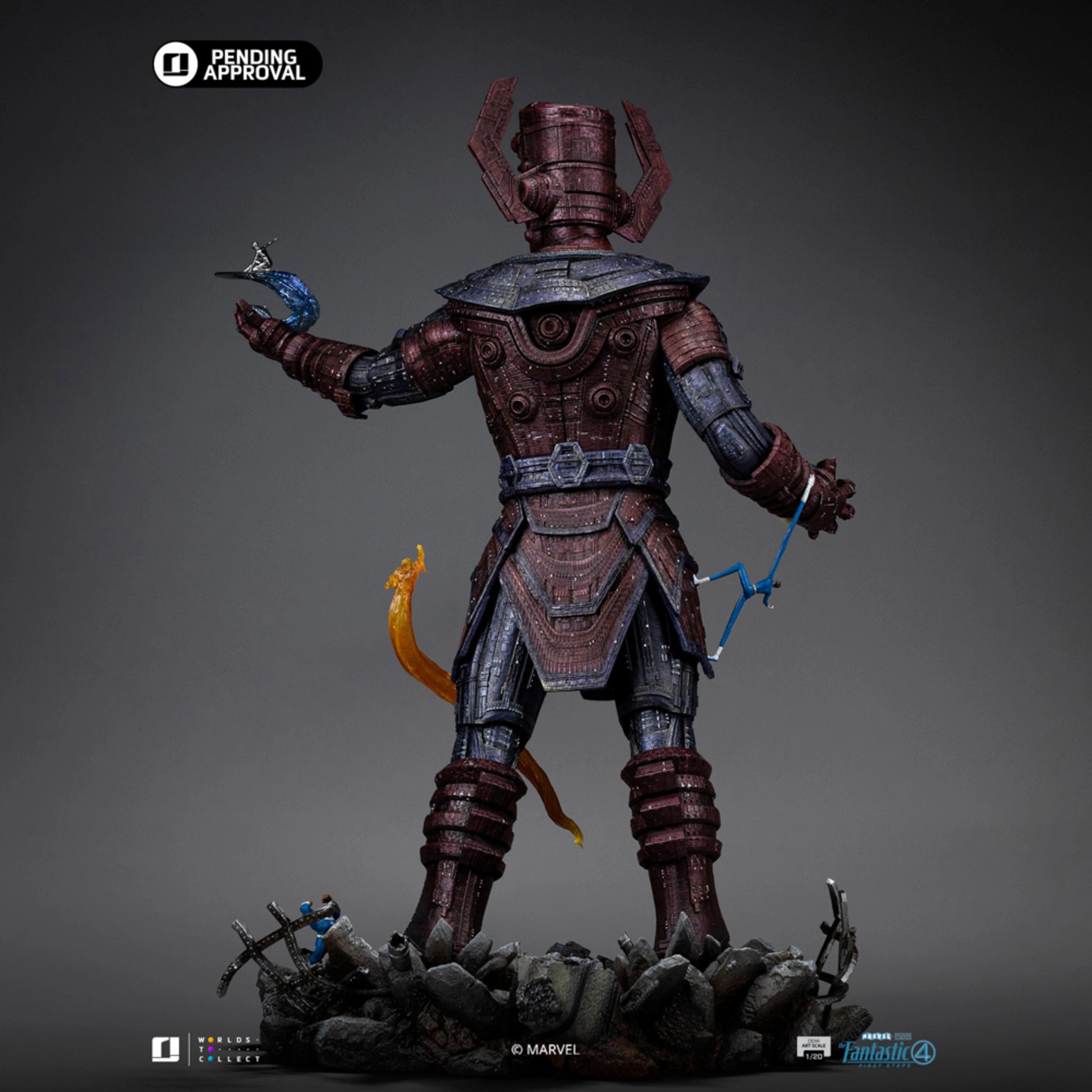 IRON STUDIOS GALACTUS DIORAMA DELUXE FANTASTIC 4 DEMI ART SCALE 1/20 - MARCAS127725-20(PRE-ORDER) - Anotoys Collectibles