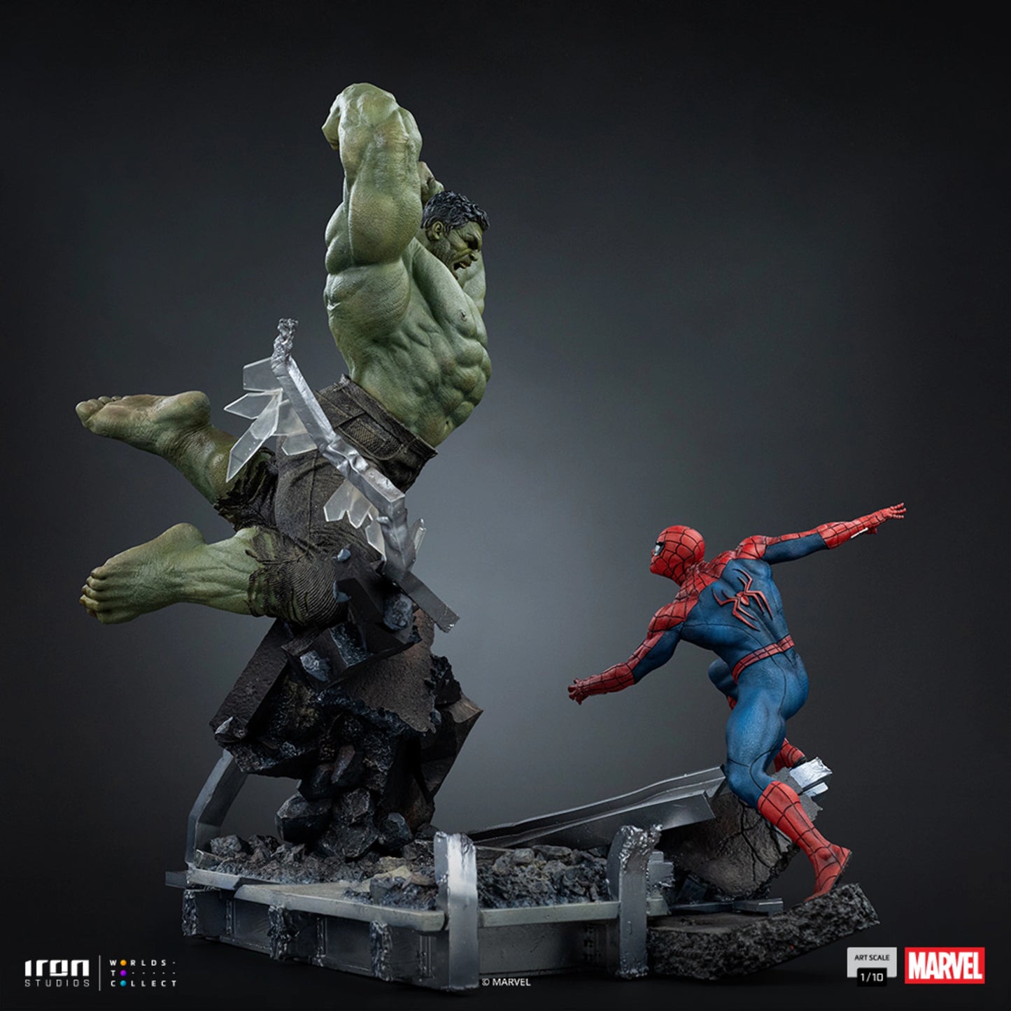 IRON STUDIOS SPIDER-MAN VS HULK - SPIDER-MAN BRAND NEW DAY - ART SCALE 1/10 - MARCAS143426-10(PRE-ORDER)