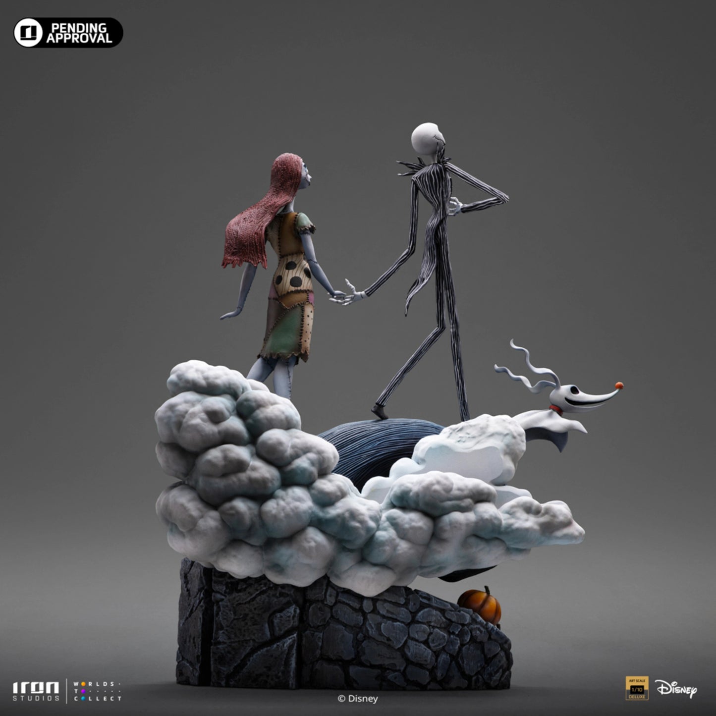 IRON STUDIOS  JACK AND SALLY DELUXE ART SCALE 1/10