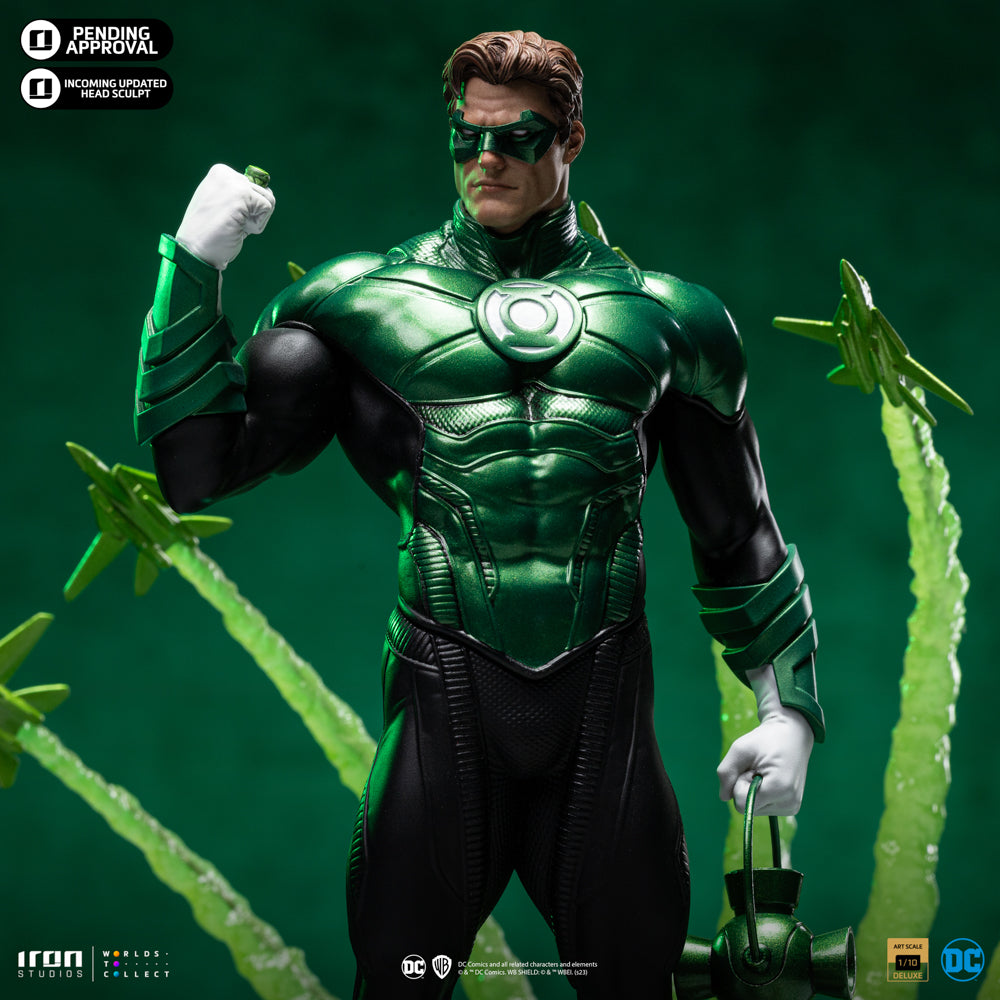 IRON STUDIOS GREEN LANTERN UNLEASHED DC COMICS DELUXE ART SCALE 1/10 - Anotoys Collectibles