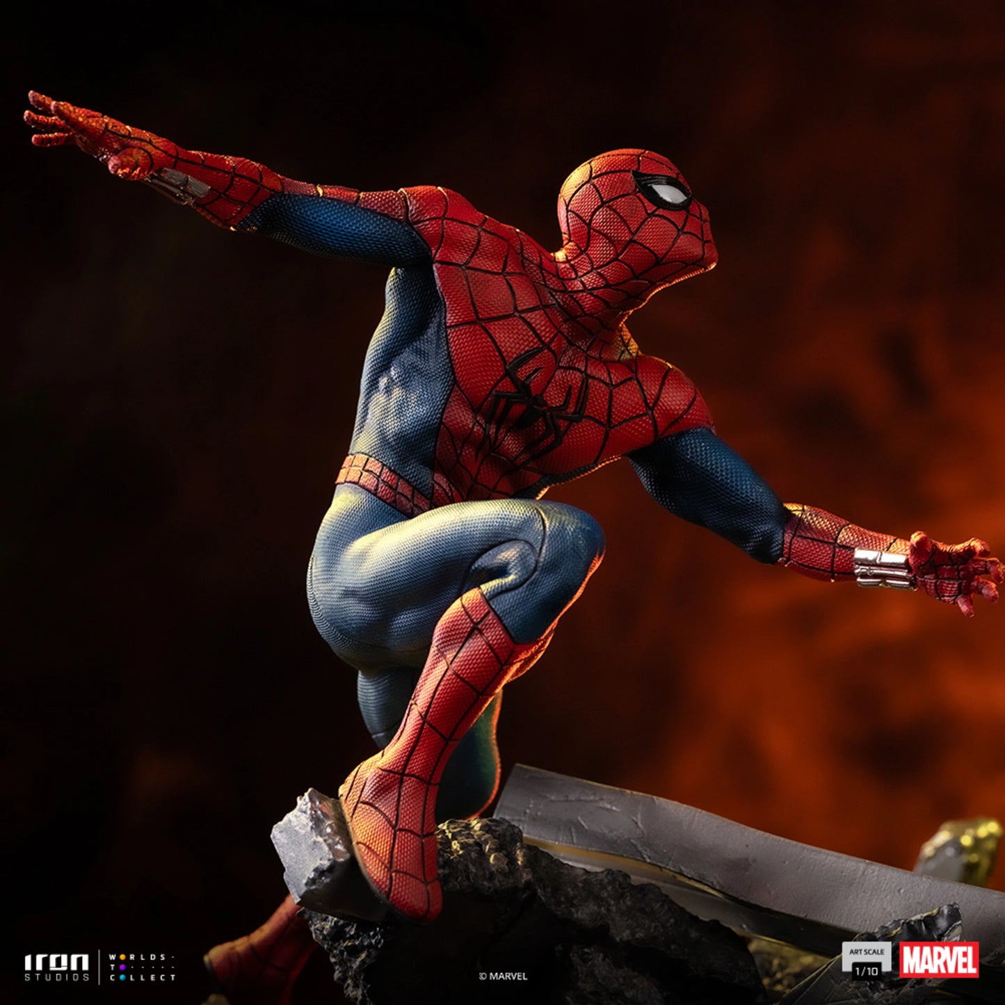 IRON STUDIOS SPIDER-MAN VS HULK - SPIDER-MAN BRAND NEW DAY - ART SCALE 1/10 - MARCAS143426-10(PRE-ORDER)