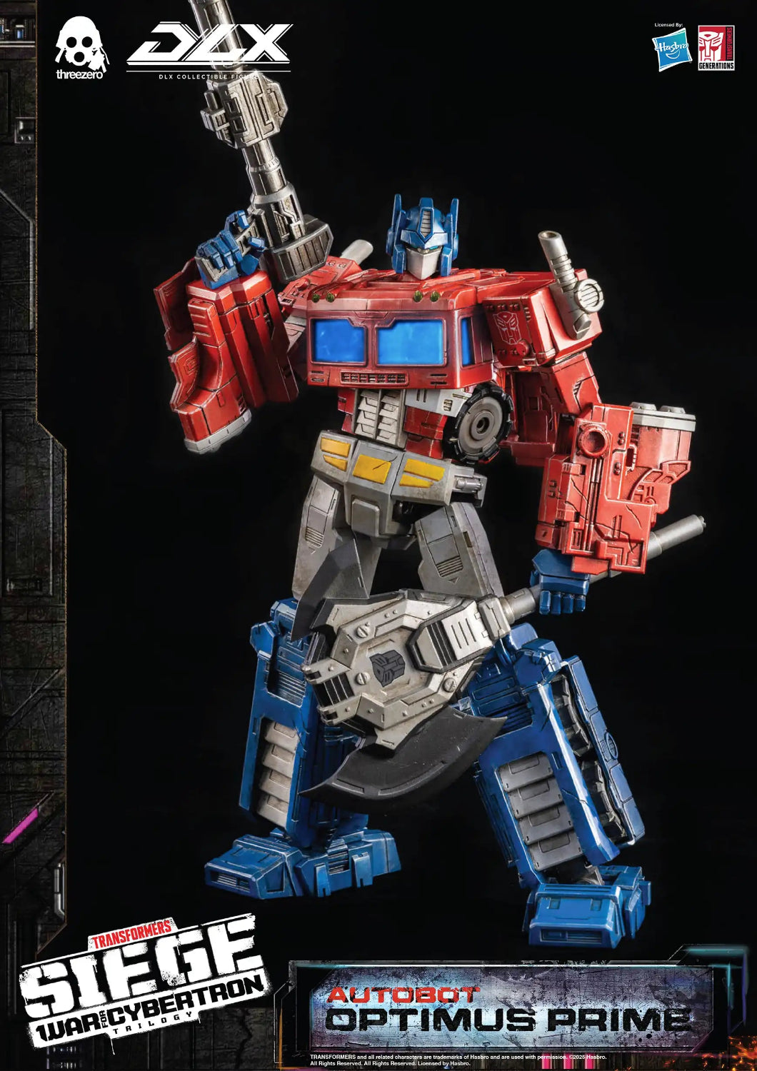 THREEZERO TRANSFORMERS: WAR FOR CYBERTRON TRILOGY - DLX OPTIMUS PRIME(PRE-ORDER)