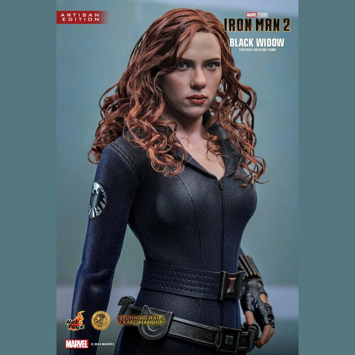 ホットトイズ アイアンマン 2 ブラック・ウィドウ アルチザン MMS757AE In Stock New Hot Toys MMS757AE Iron Man 2 Black Widow