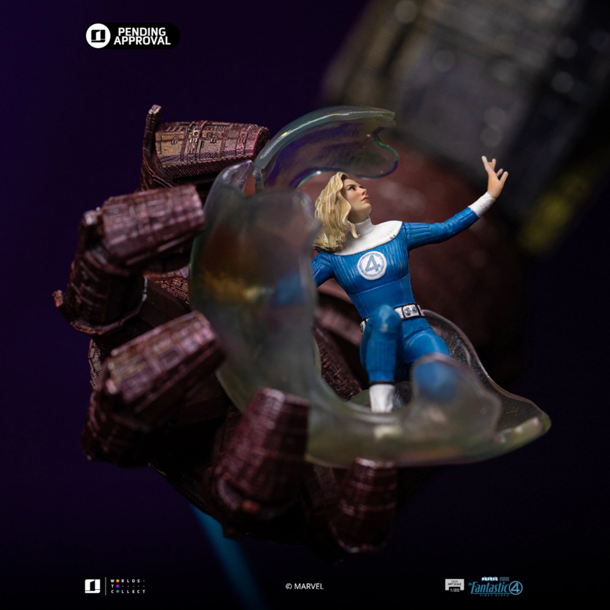 IRON STUDIOS GALACTUS DIORAMA DELUXE FANTASTIC 4 DEMI ART SCALE 1/20 - MARCAS127725-20(PRE-ORDER) - Anotoys Collectibles
