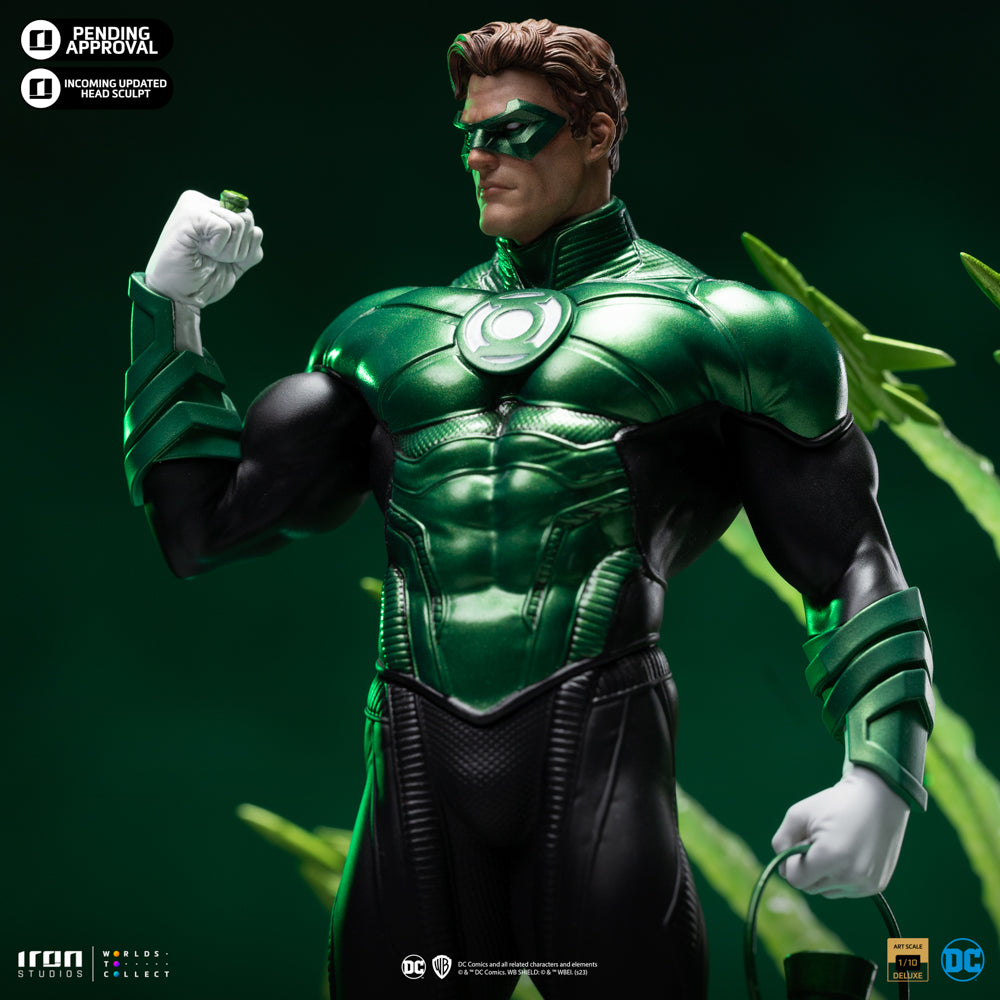 IRON STUDIOS GREEN LANTERN UNLEASHED DC COMICS DELUXE ART SCALE 1/10 - Anotoys Collectibles