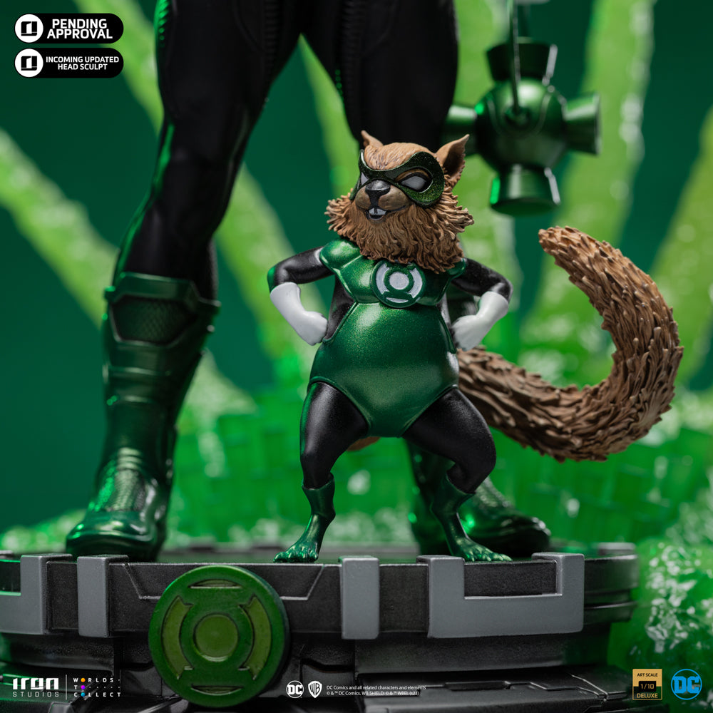 IRON STUDIOS GREEN LANTERN UNLEASHED DC COMICS DELUXE ART SCALE 1/10 - Anotoys Collectibles