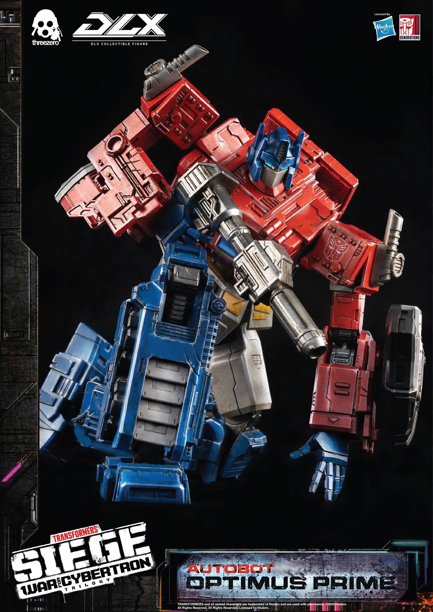 THREEZERO TRANSFORMERS: WAR FOR CYBERTRON TRILOGY - DLX OPTIMUS PRIME(PRE-ORDER)