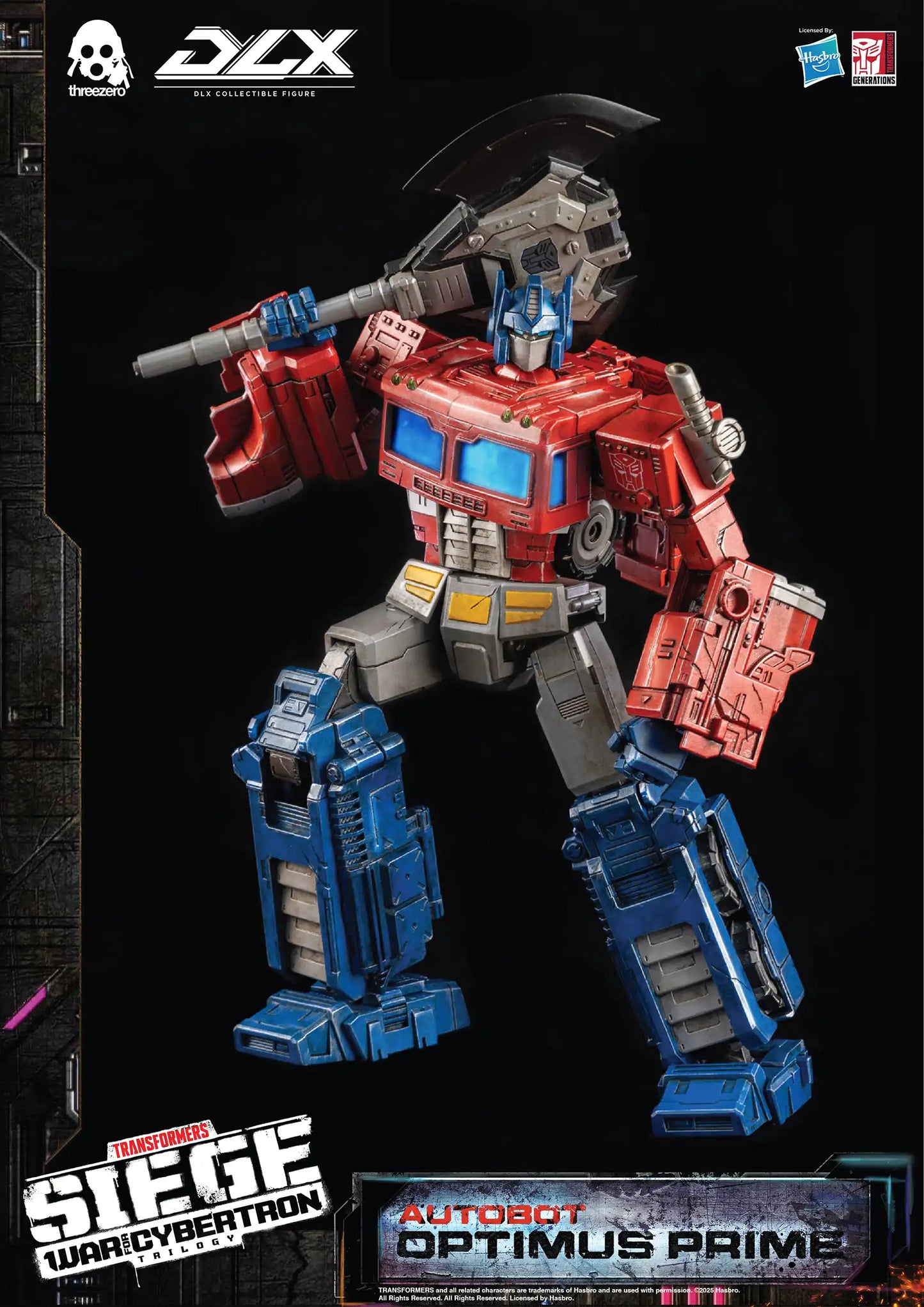 THREEZERO TRANSFORMERS: WAR FOR CYBERTRON TRILOGY - DLX OPTIMUS PRIME(PRE-ORDER)