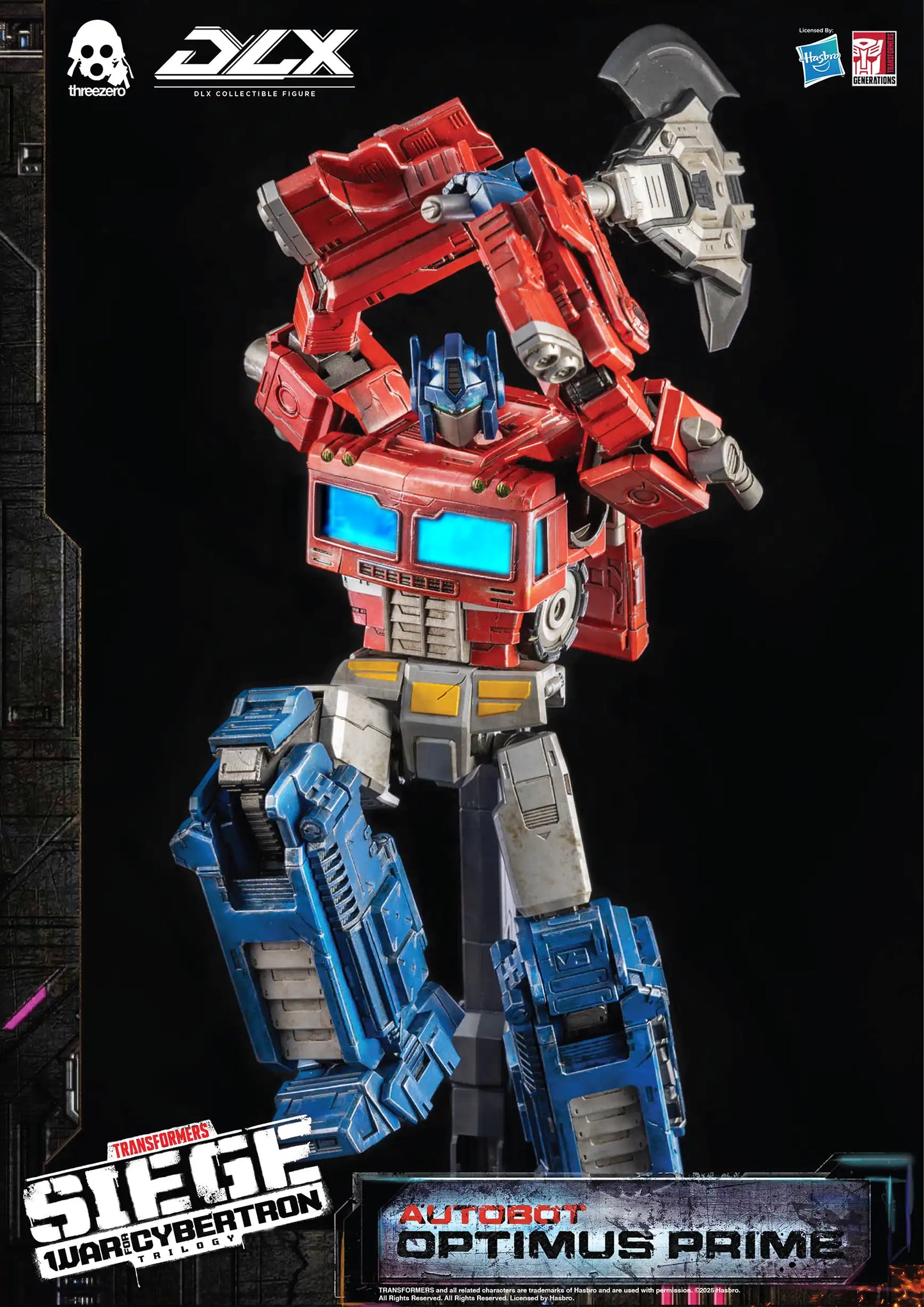 THREEZERO TRANSFORMERS: WAR FOR CYBERTRON TRILOGY - DLX OPTIMUS PRIME(PRE-ORDER)