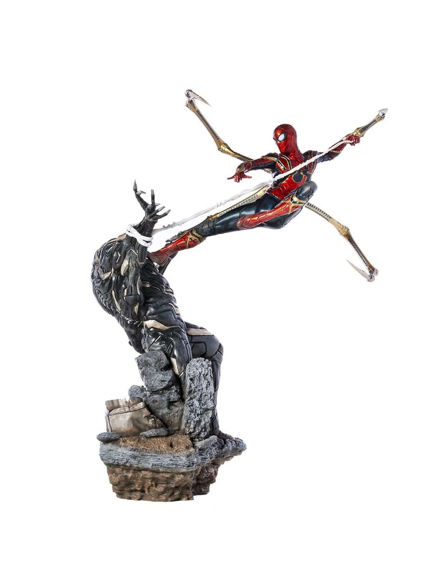 IRON STUDIOS AVENGERS ENDGAME IRON SPIDER VS OUTRIDER BDS ART SCALE 1/10 MARCAS19019-10 - Anotoys Collectibles