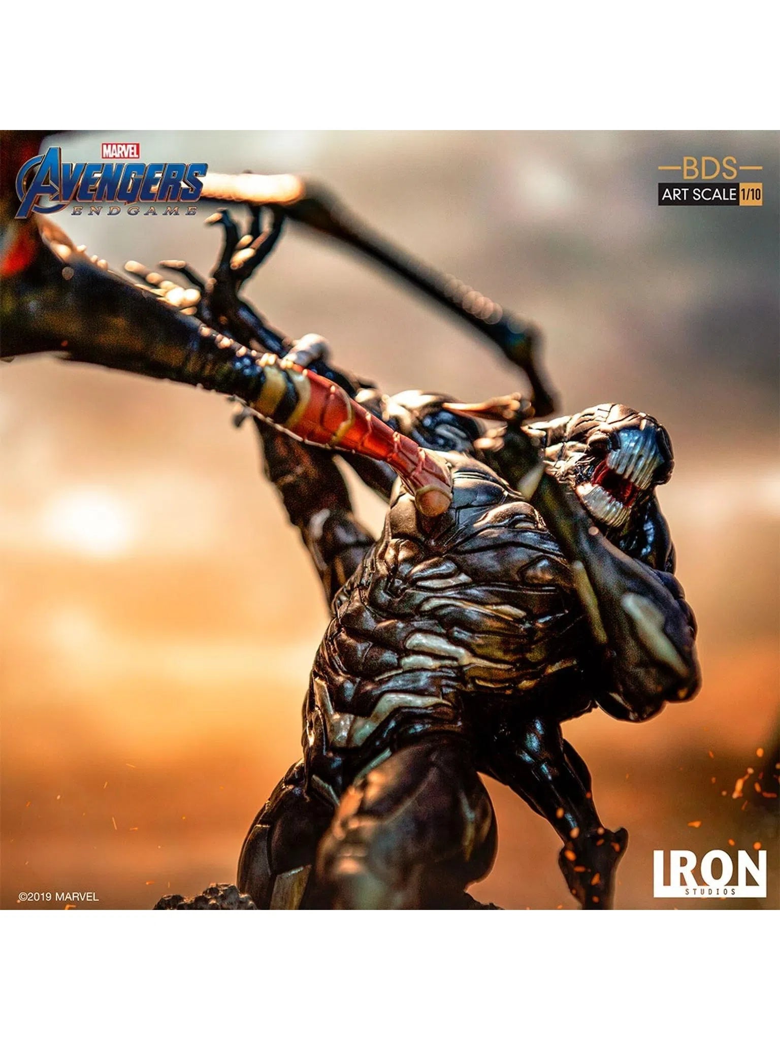 IRON STUDIOS AVENGERS ENDGAME IRON SPIDER VS OUTRIDER BDS ART SCALE 1/10 MARCAS19019-10 - Anotoys Collectibles