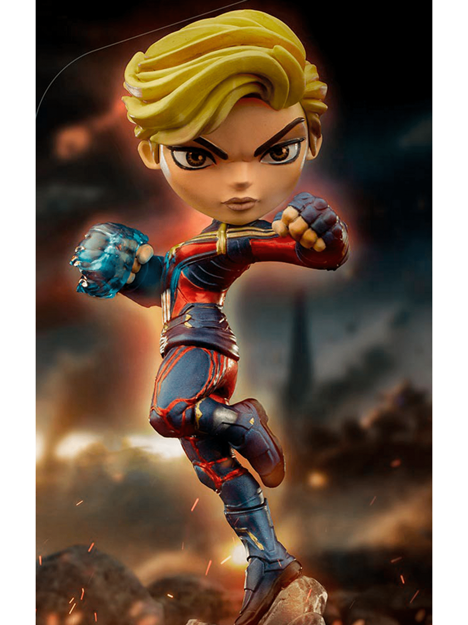 IRON STUDIOS CAPTAIN MARVEL - AVENGERS ENDGAME - MINICO MARCAS32120-MC - Anotoys Collectibles