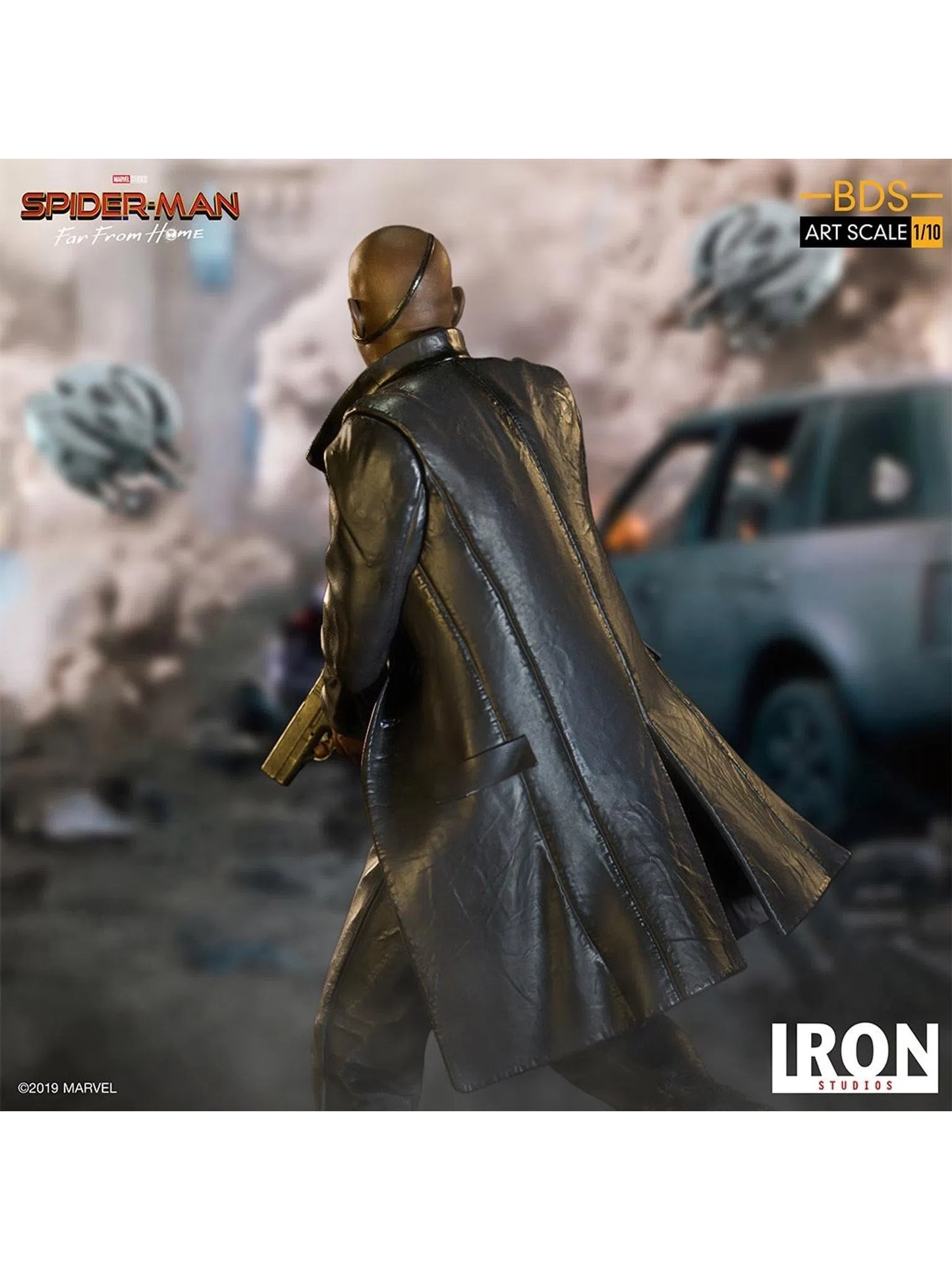 IRON STUDIOS SPIDER MAN FAR FROM HOME NICK FURY 1/10 MARCAS23119-10 - Anotoys Collectibles